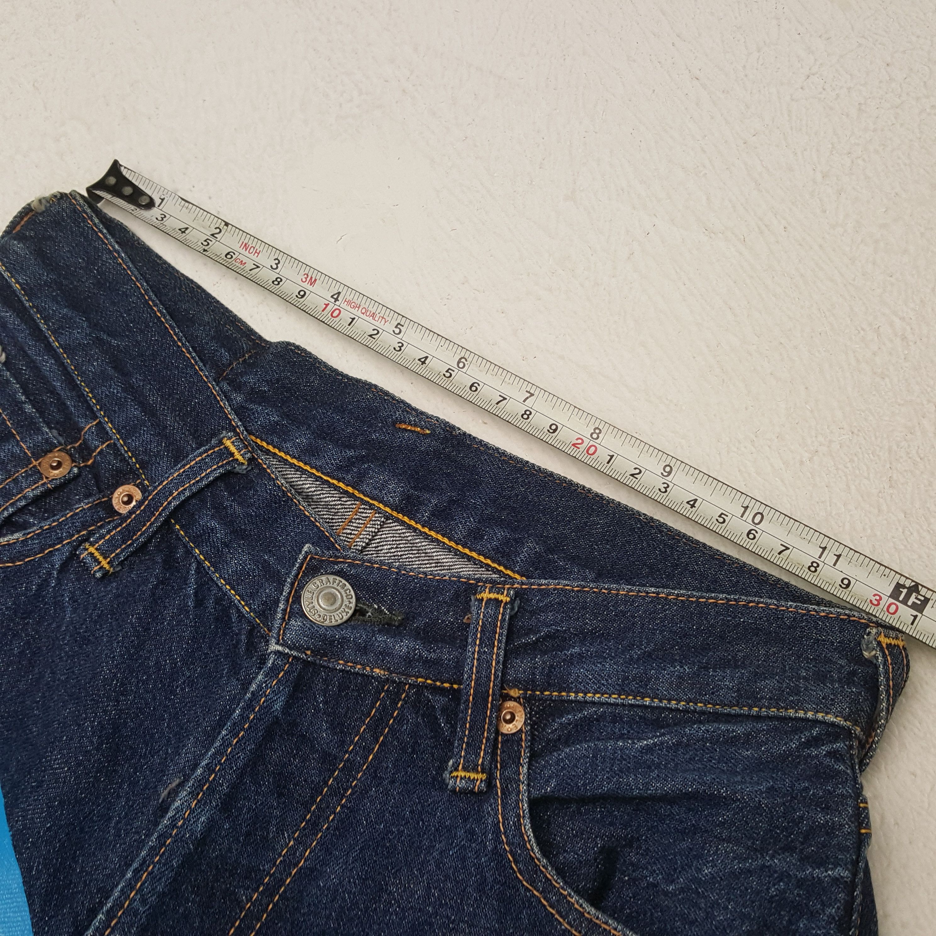 Evisu EVIS Japanese Brand Custom Daicock Jeans C280N24 Size 24" / US 00 / IT 34 - 7 Thumbnail