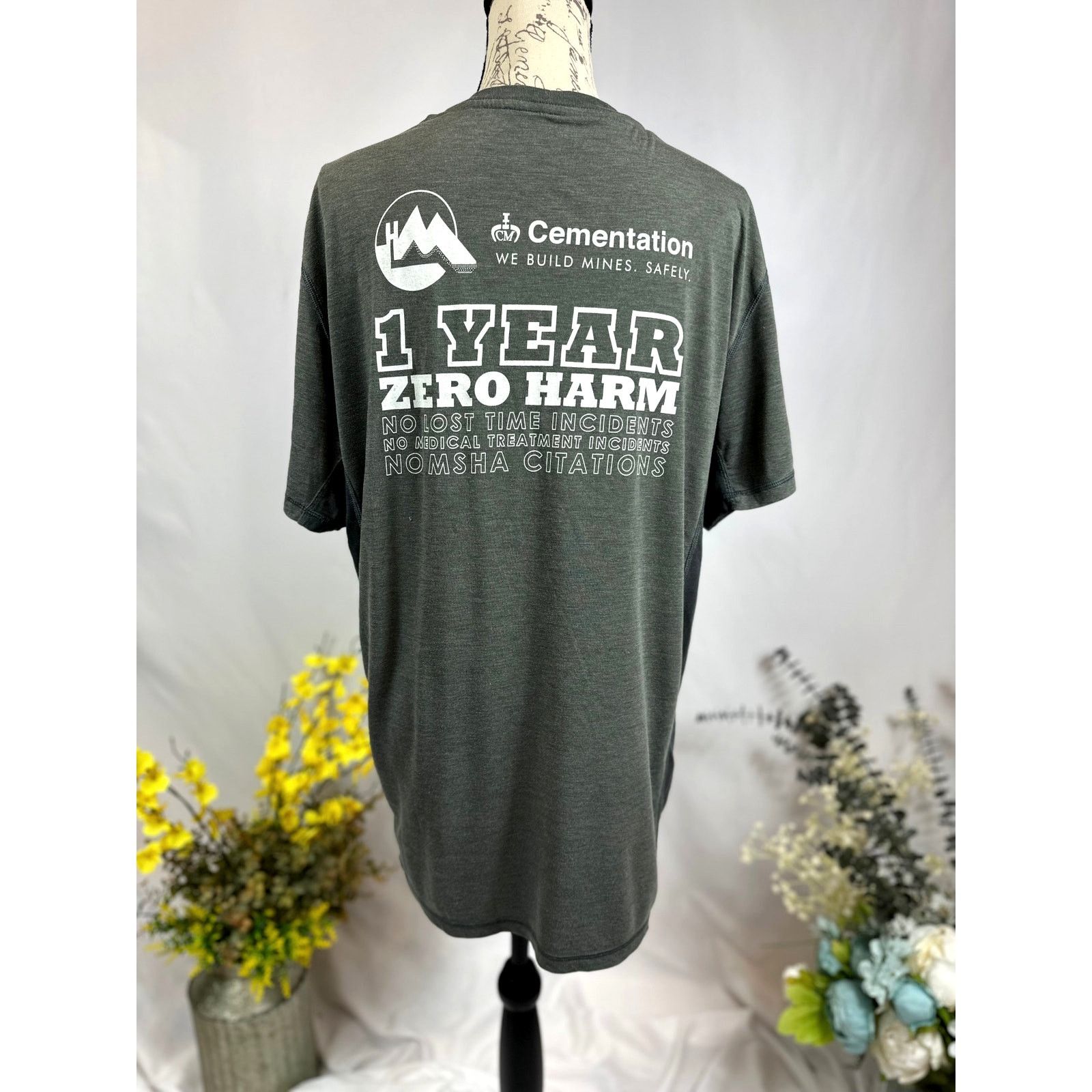 Carhartt Carhartt Mens T Shirt Cementation Advertising Gray XL Size US XL / EU 56 / 4 - 11 Thumbnail