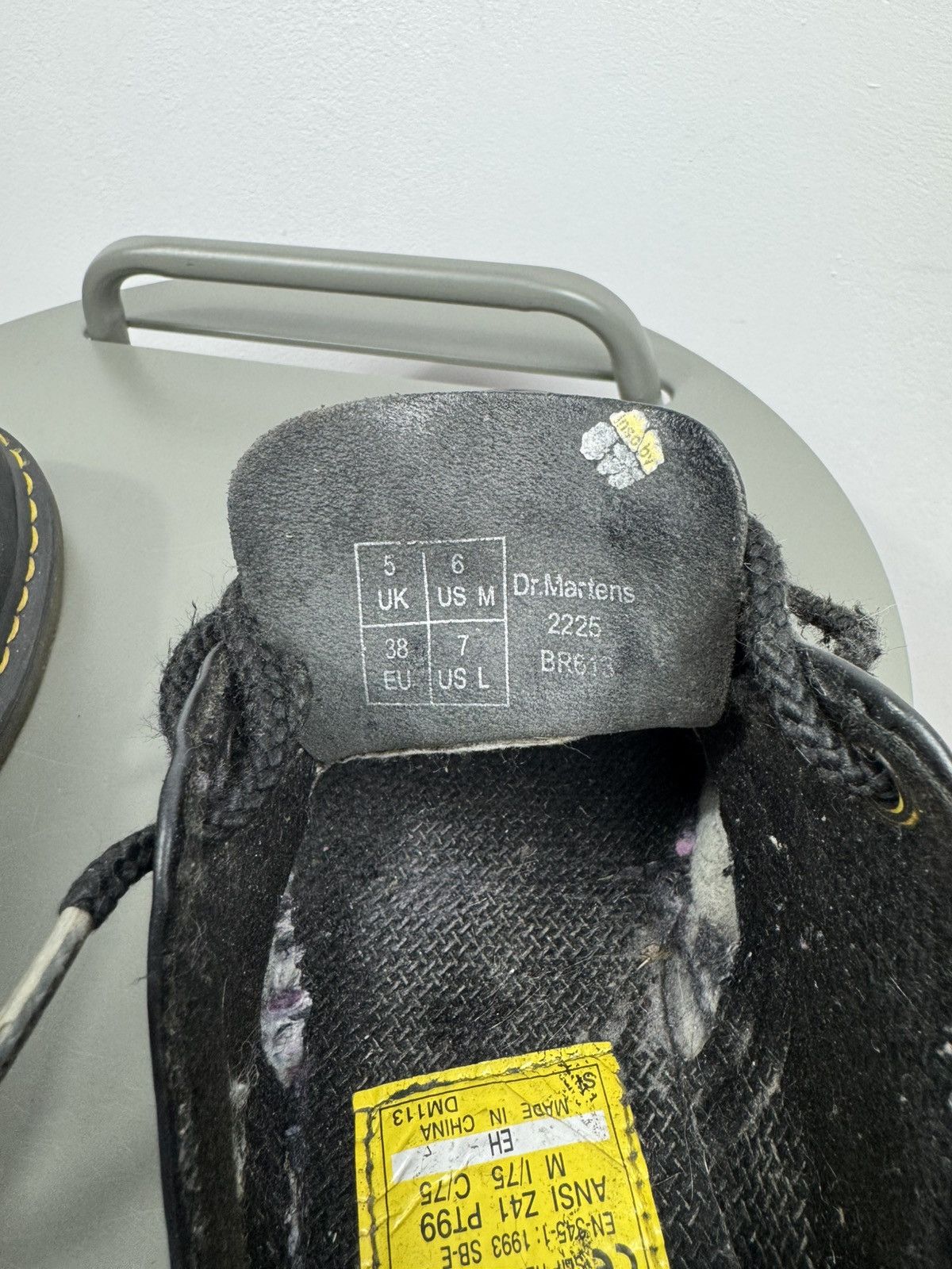 Dr. Martens Vintage Dr Martens 2225 Steel Toe Work Shoes 38 Heavily Worn Size US 7 / IT 37 - 18 Thumbnail