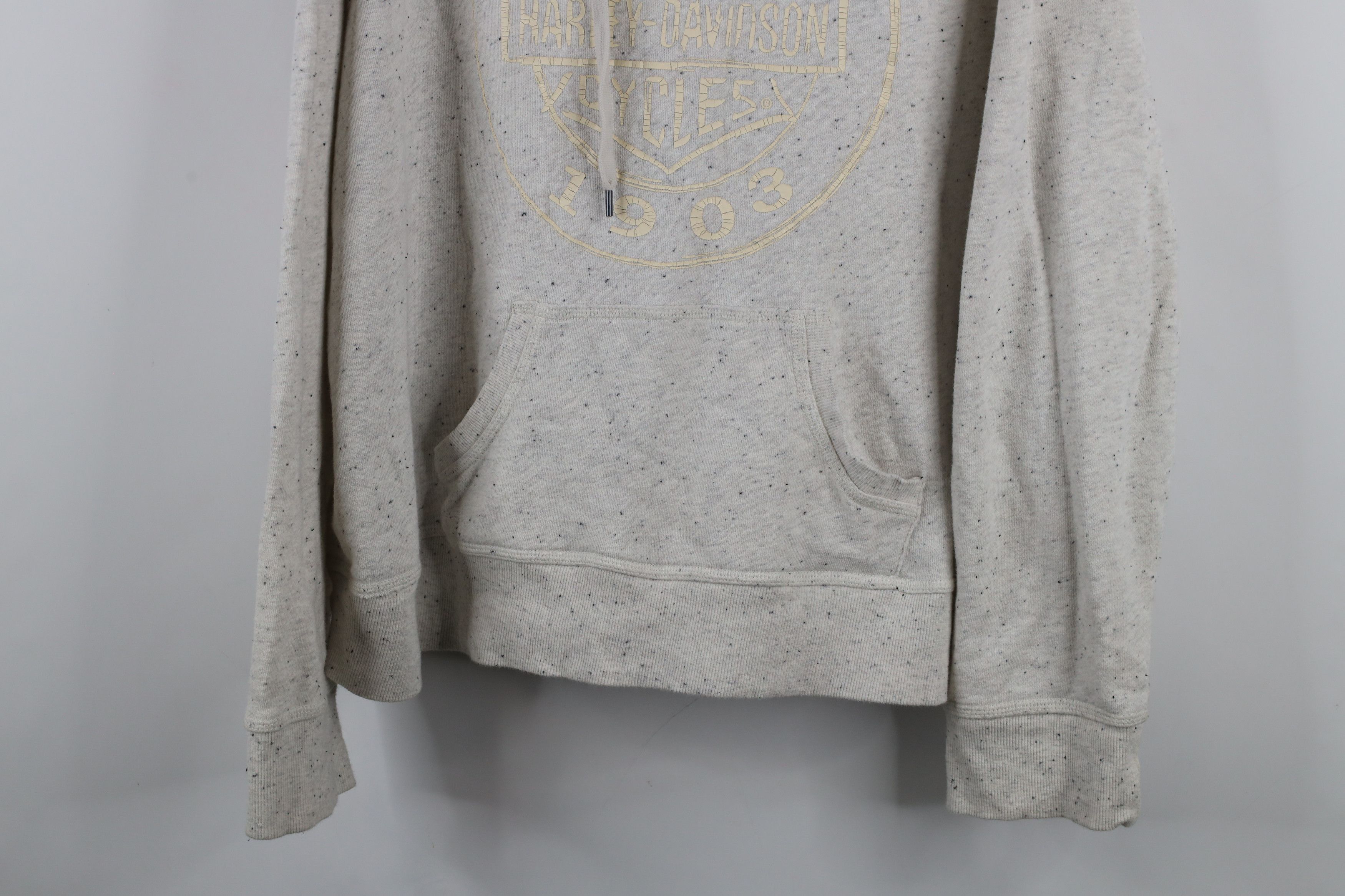 Harley Davidson × Vintage Vintage Harley Davidson Big Logo Hoodie Sweatshirt Cotton Size 3XL / US 20-22 - 3 Thumbnail