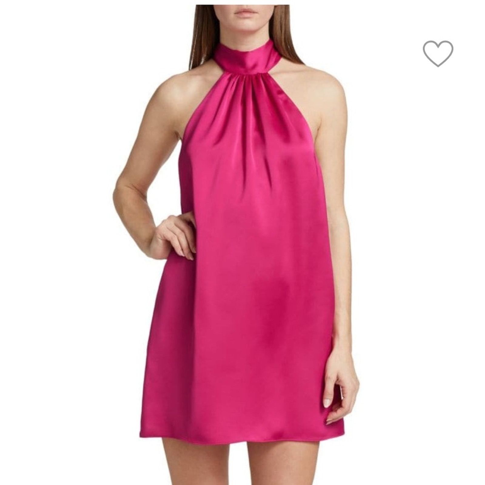 Ramy Brook NWT Ramy Brook $445 Pink Halter Dress Size 12 Size XL / US 12-14 / IT 48-50 - 4 Thumbnail