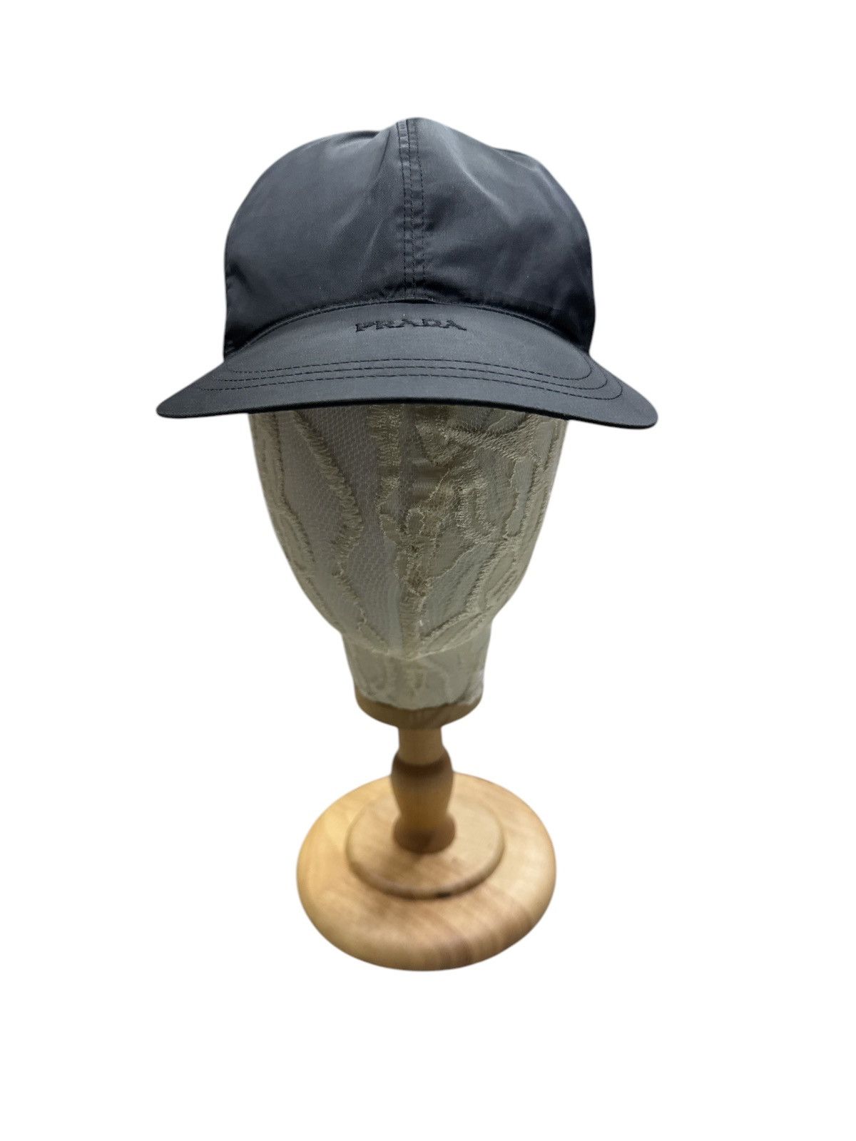 Prada VINTAGE PRADA SIX PANELS NYLON CAP Size ONE SIZE - 4 Thumbnail