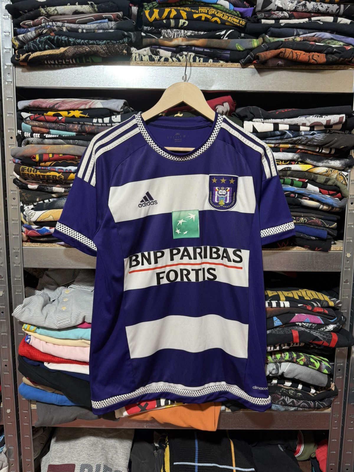 Adidas × Vintage Adidas ANDERLECHT HOME 2015 2016 Football Soccer Jersey Size US M / EU 48-50 / 2 - 1 Thumbnail