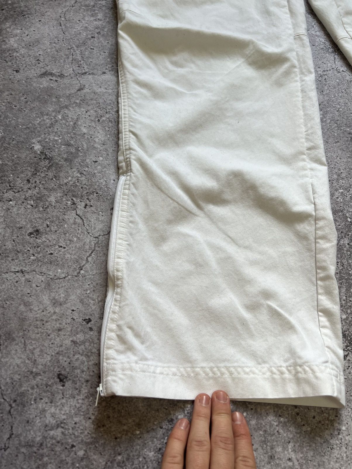 Nike × Vintage Vintage Men's Nike Pants White Swoosh Y2K Size US 32 / EU 48 - 7 Thumbnail