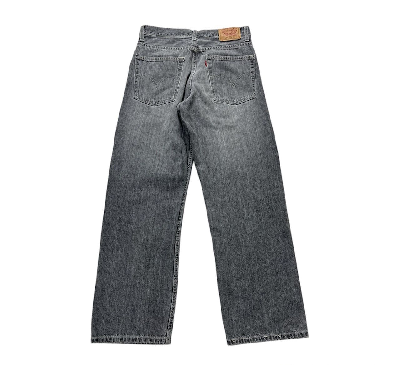 Levi's Vintage 90s Levis 569 loose straight washed distressed jeans Size US 29 - 2 Thumbnail