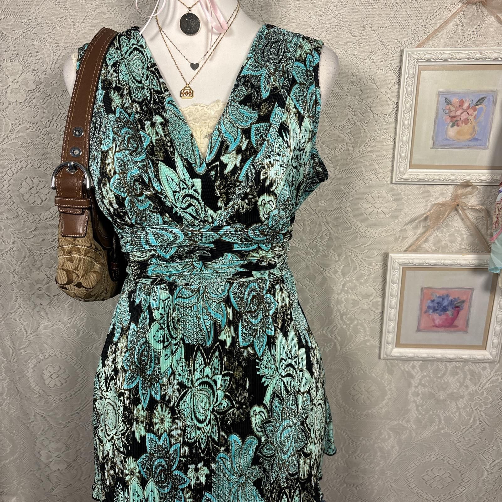 Other y2k ruched paisley office siren tie back top Size L / US 10 / IT 46 - 5 Thumbnail