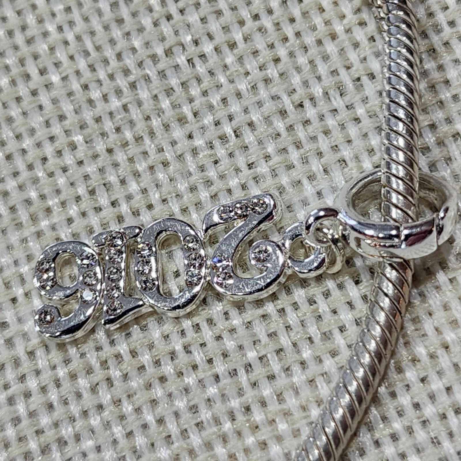 The Unbranded Brand Silver 2016 Number Charm with Rhinestones Size ONE SIZE - 2 Thumbnail