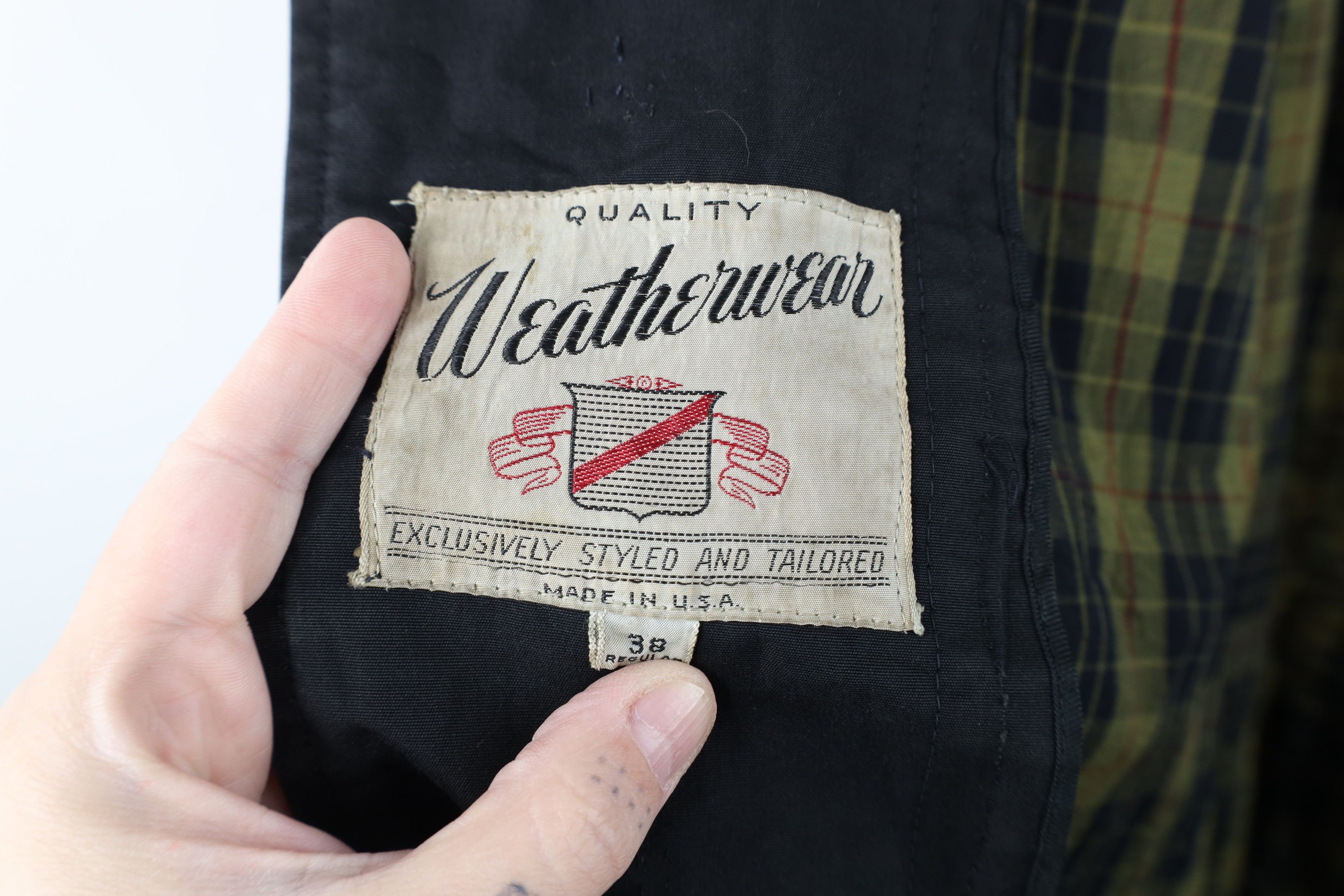 Vintage Vintage 50s 60s Streetwear Trench Coat Rain Jacket Black USA Size US L / EU 52-54 / 3 - 11 Thumbnail