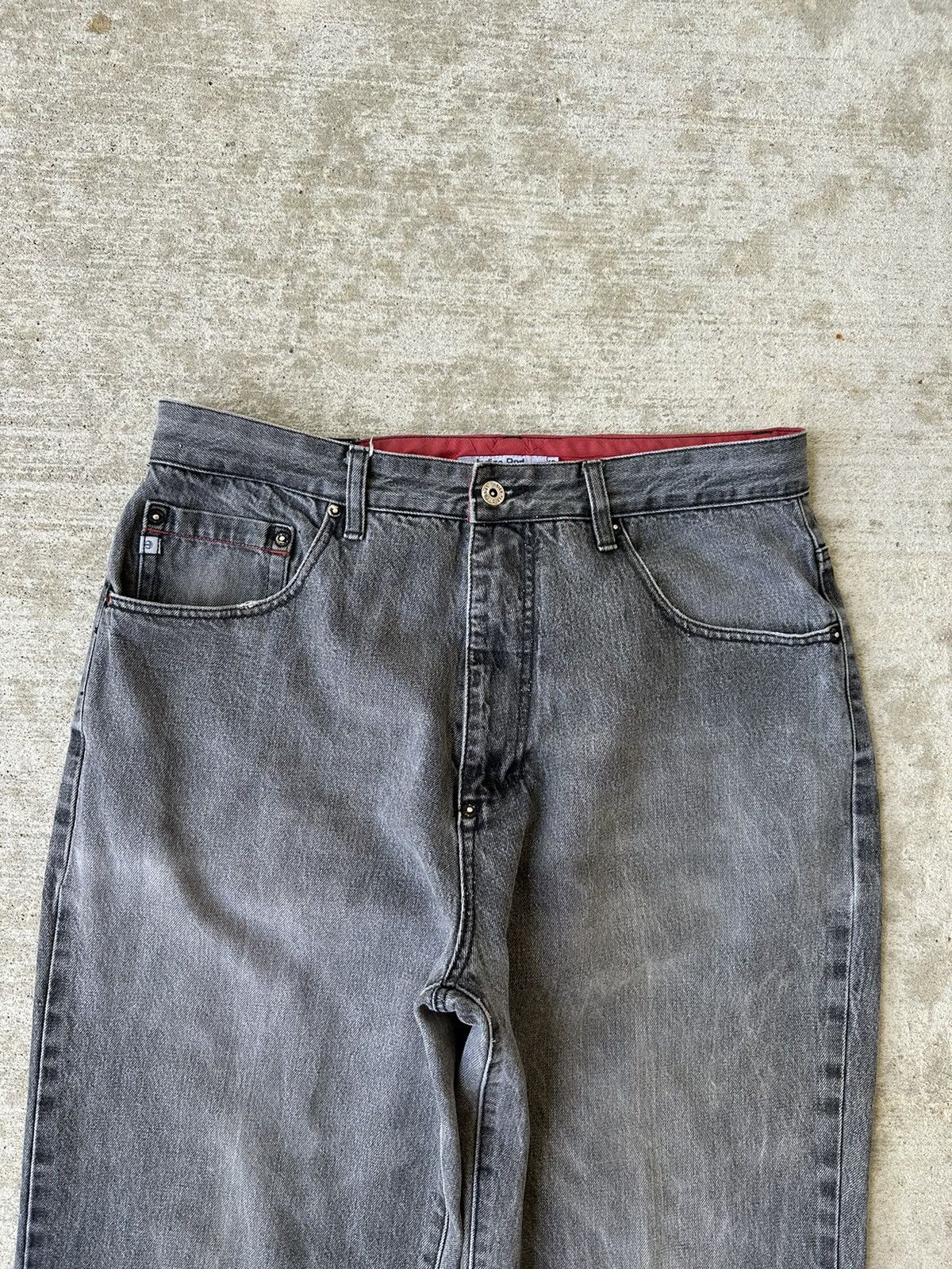 Indigo Vintage Baggy Faded Denim Jeans Size US 36 / EU 52 - 4 Thumbnail