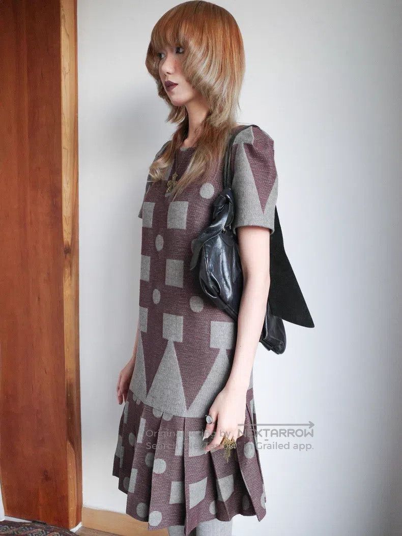 Vivienne Westwood Vivienne Westwood Geometric pattern polka dot burgundy cot Size M / US 6-8 / IT 42-44 - 4 Thumbnail