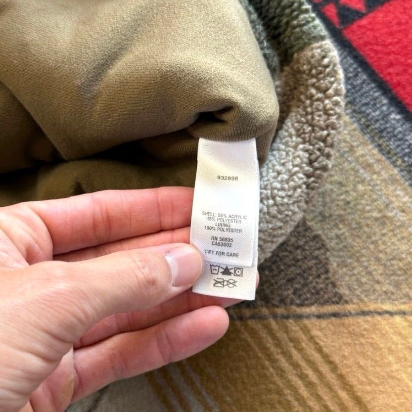 Vintage Cabela's Hoodie Mens M Brown Green Camo Berber Fleece Sweatshirt Hunting Outdoor Camouflage Pullover Long Sleeve Beige Size US M / EU 48-50 / 2 - 4 Thumbnail
