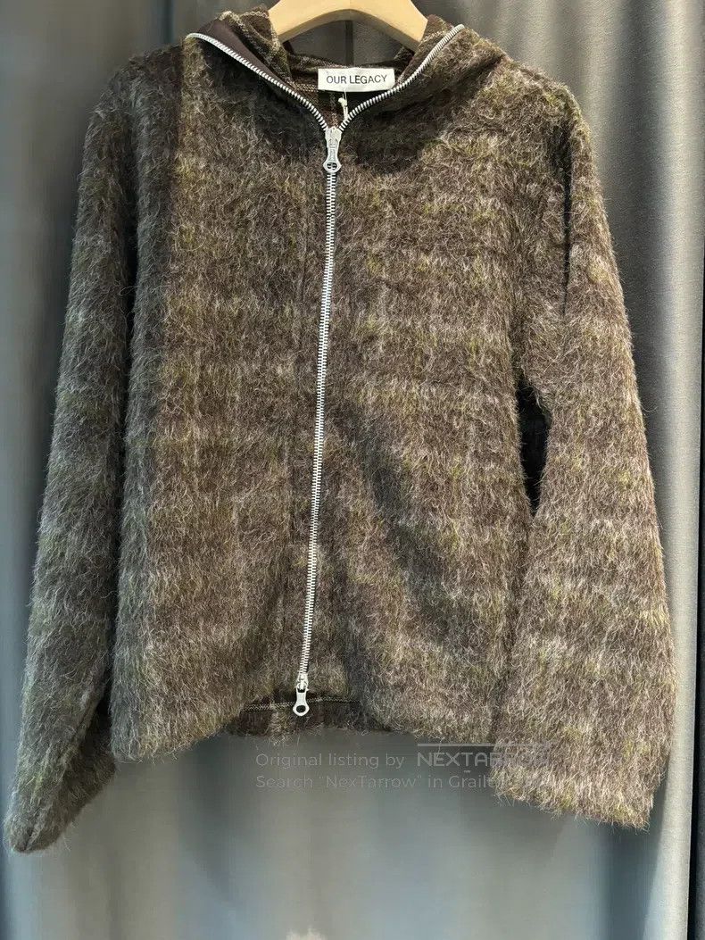 Our Legacy Our Legacy Gingham Mohair Zip Hooded Jacket Size US S / EU 44-46 / 1 - 1 Thumbnail