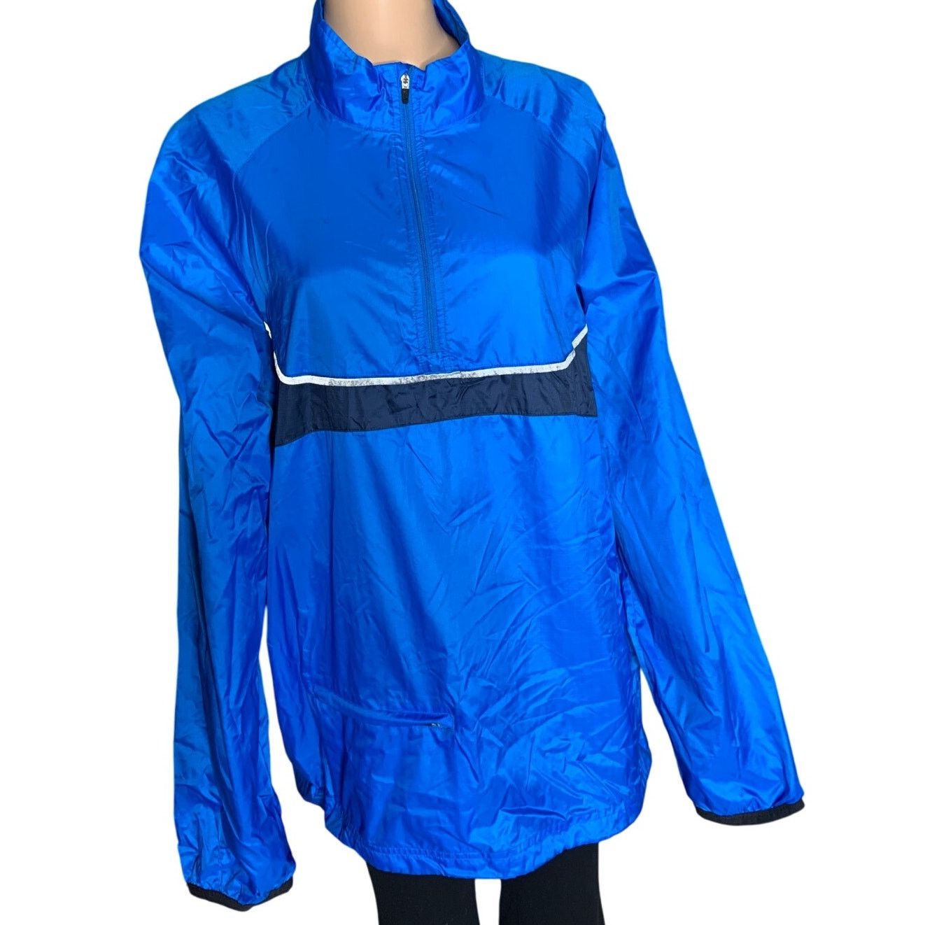 Nike Nike 1/4 Zip Windbreaker Men Large Blue Long Sleeve Pullover Size US L / EU 52-54 / 3 - 1 Thumbnail