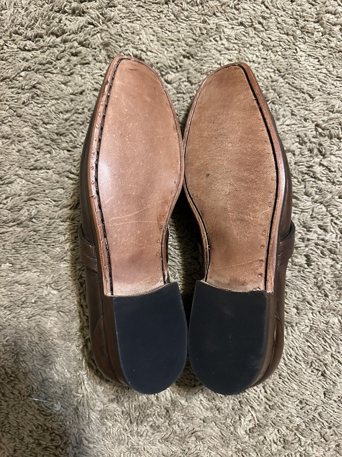 Gucci × Vintage Vintage Gucci “GG brown” loafers 00s size 8.5 Size US 8.5 / EU 41-42 - 11 Thumbnail