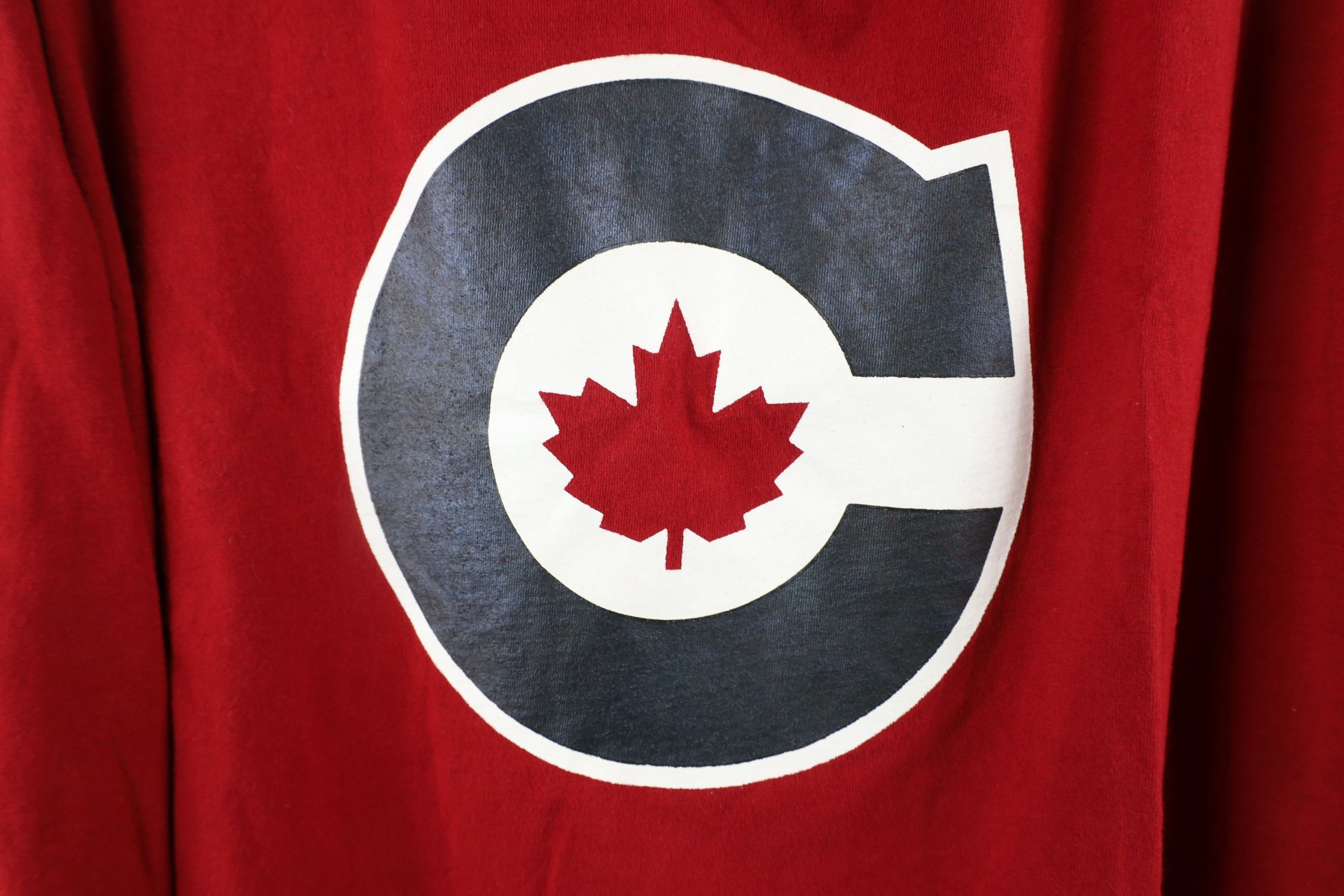 Hudson × Vintage Hudsons Bay Co Team Canada Olympics Long Sleeve T-Shirt Size US L / EU 52-54 / 3 - 4 Thumbnail