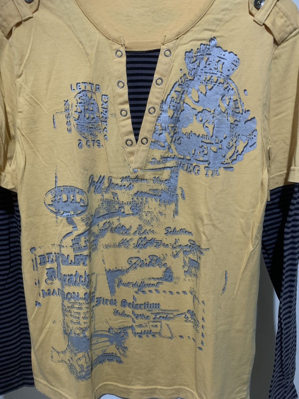 Hysteric Glamour × Undercover Japanese Rational Joff Double Layer Longsleeve Tee Shirt Size US L / EU 52-54 / 3 - 5 Thumbnail