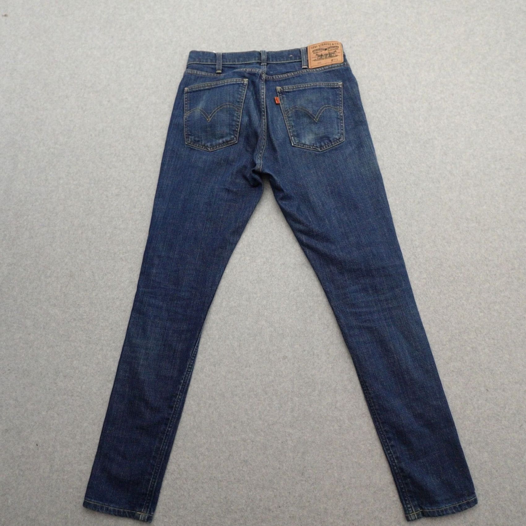 Levi's Vintage Levi's 606 Jeans 30 (30X31) Orange tab Big E Super Slim 60s Slim Jeans Mens Blue 30 Medium? Size US 30 / EU 46 - 2 Thumbnail
