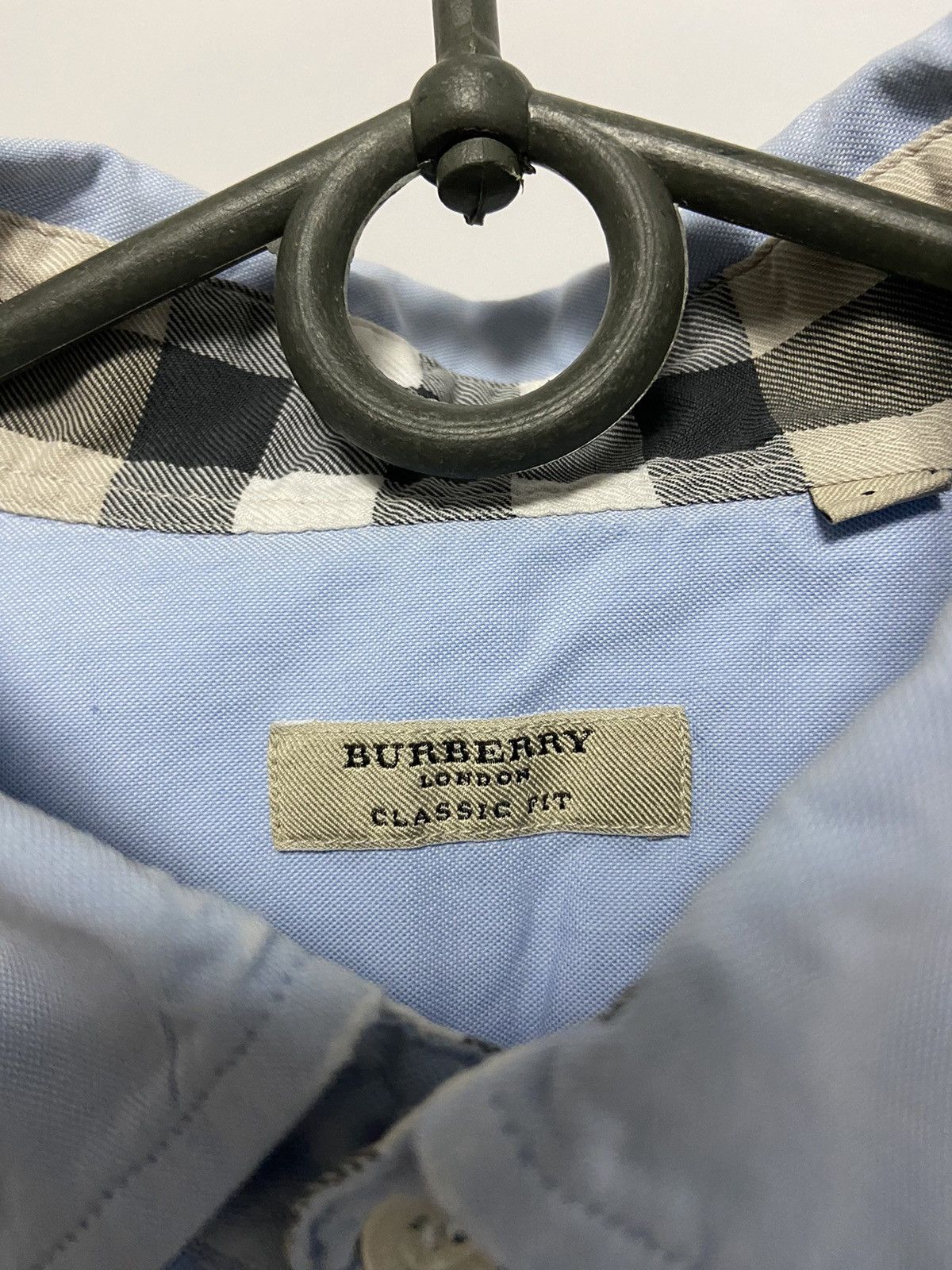 Burberry × Vintage Burberry Vintage Button Ups Classic Nova Check Small Logo Size US L / EU 52-54 / 3 - 7 Thumbnail