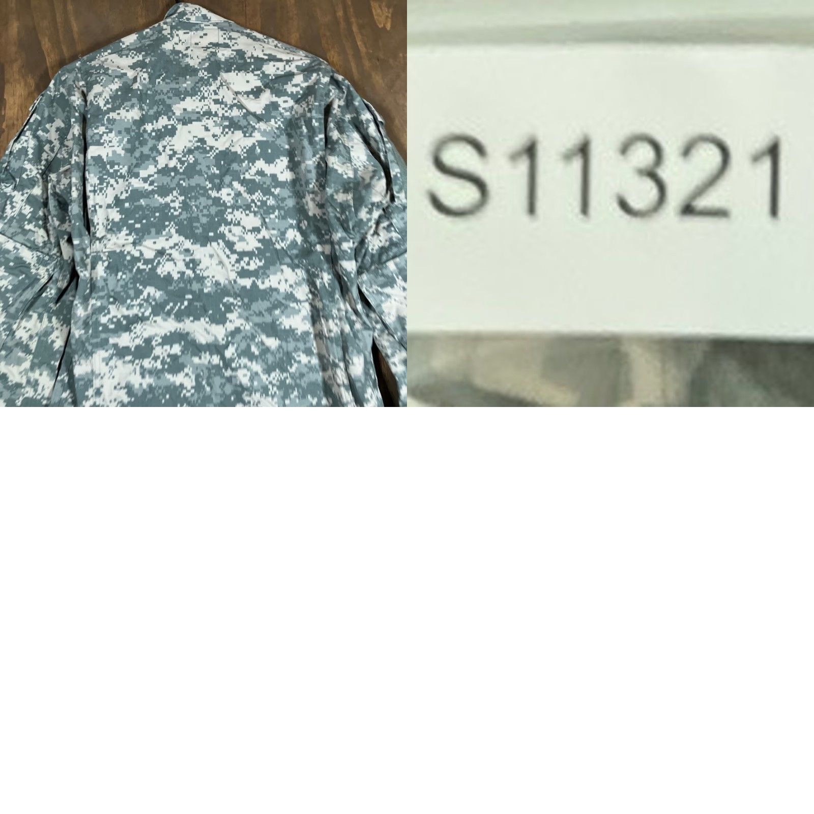 Vintage VINTAGE Army Combat Mens Coat ACU Green Camouflage UCP Uniform Digicam Small Regular Jacket Mens Size US S / EU 44-46 / 1 - 9 Thumbnail