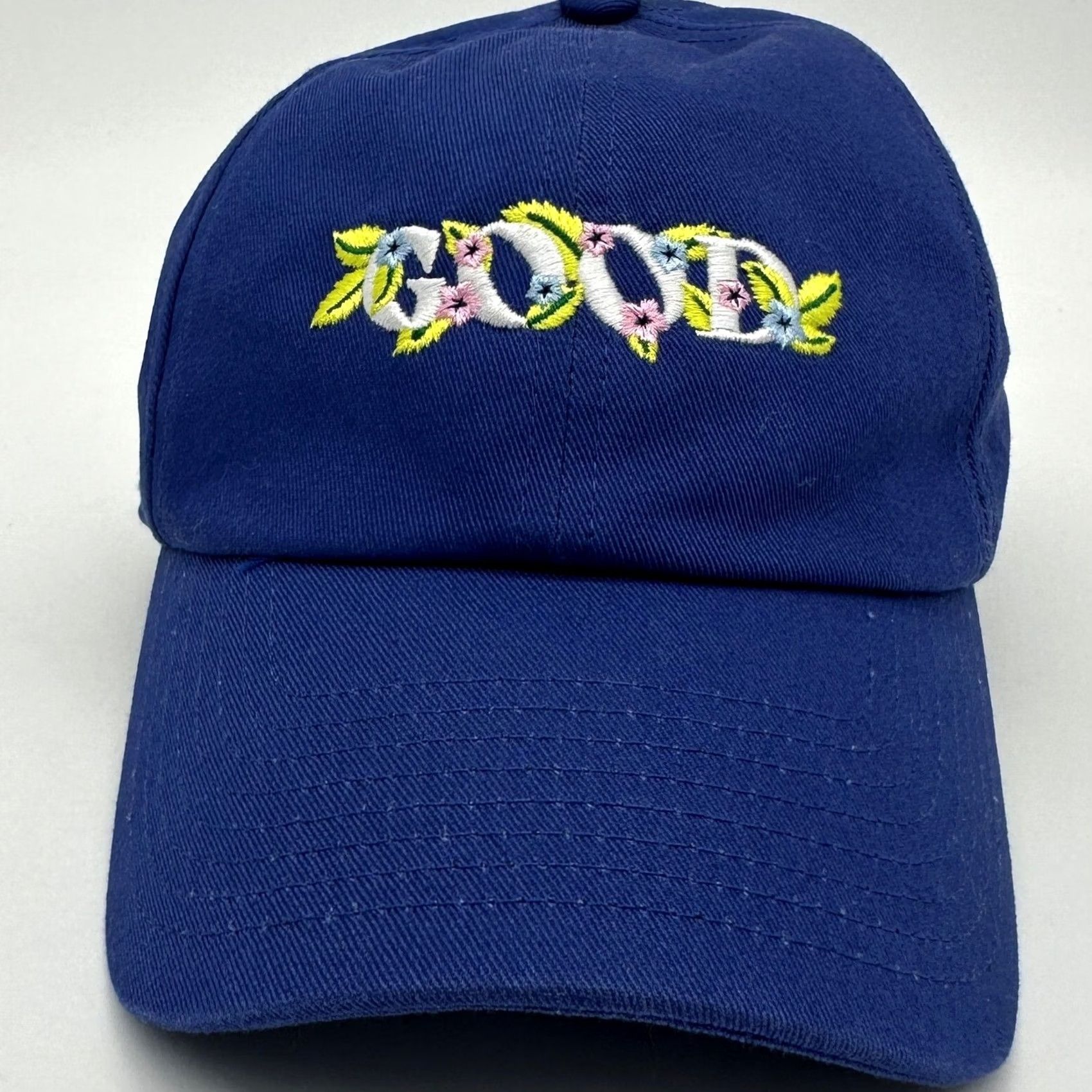 Vintage Good Good Putts Petals Cap Mens Golf Hat OSFA Blue Strapback Embroidered NEW Size ONE SIZE - 3 Thumbnail