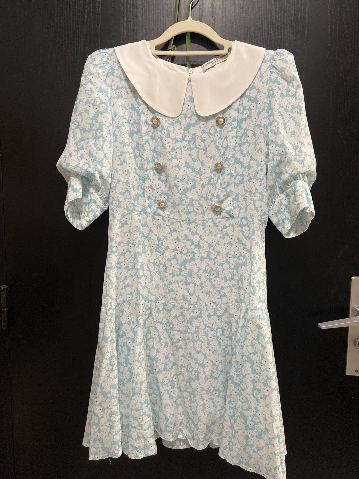 Alessandra Rich Floral Mini Dress Size XS / US 0-2 / IT 36-38 - 1 Thumbnail