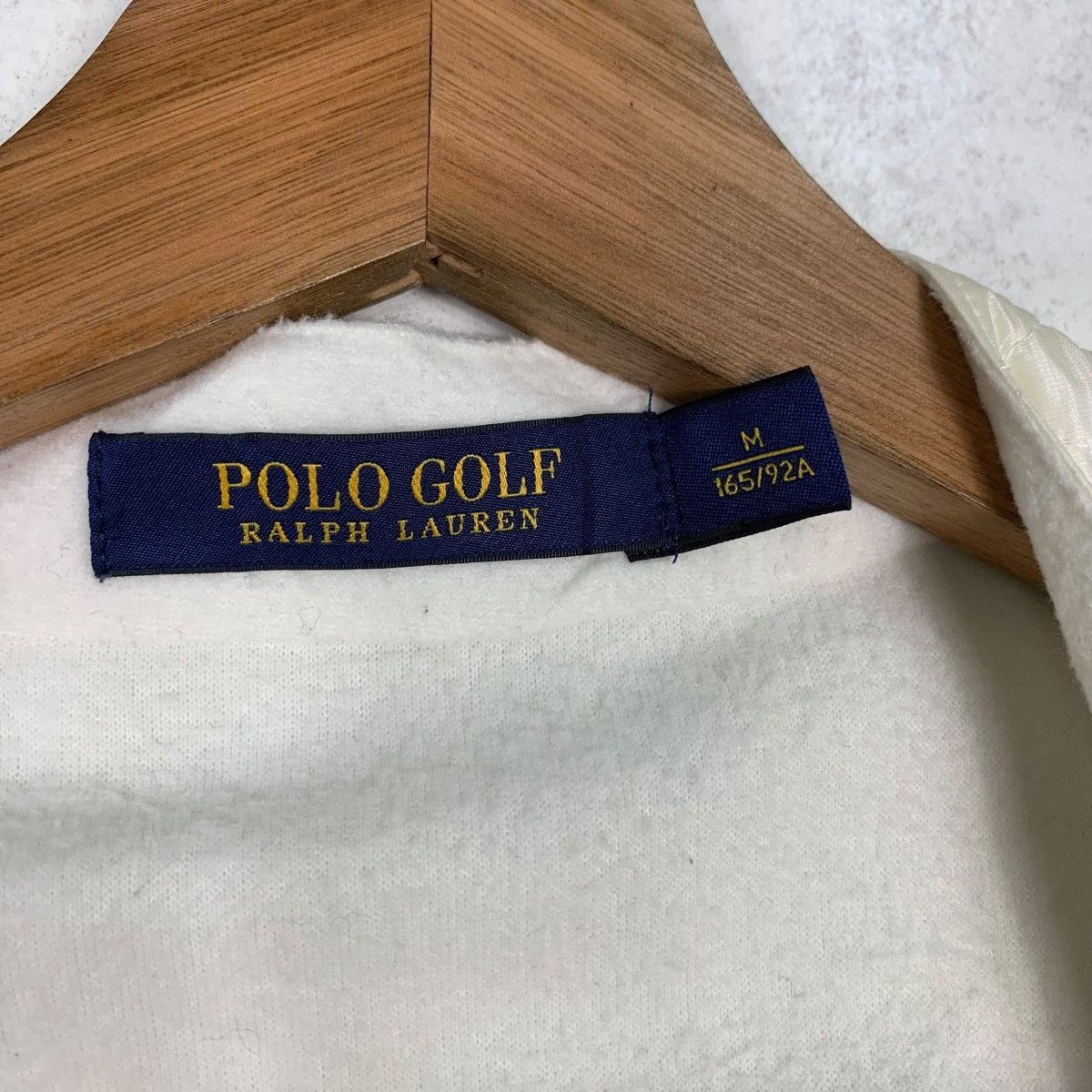 Polo Ralph Lauren POLO GOLF Ralph Lauren White Fleece Jacket #0202-C10 Size M / US 6-8 / IT 42-44 - 16 Thumbnail