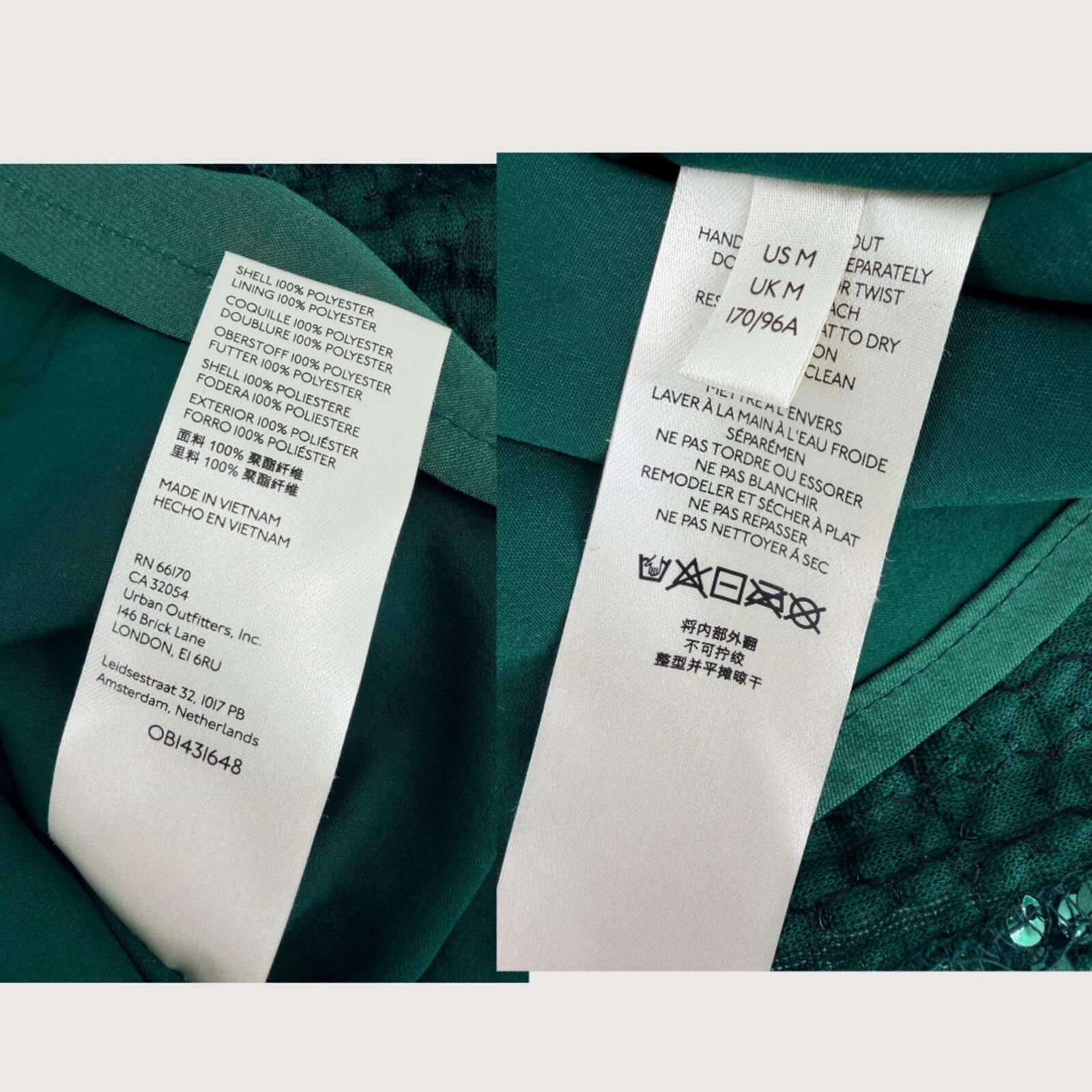 Free People Free People Nova Sequin Mini Dress Emerald M Size M / US 6-8 / IT 42-44 - 5 Thumbnail