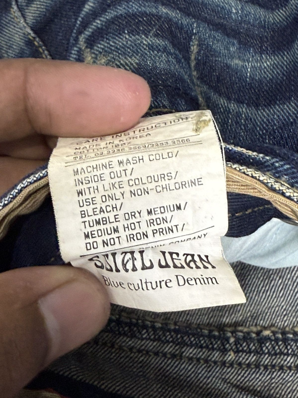 Tornado Mart Robortshous y2k style denim pants Size US 28 / EU 44 - 12 Thumbnail