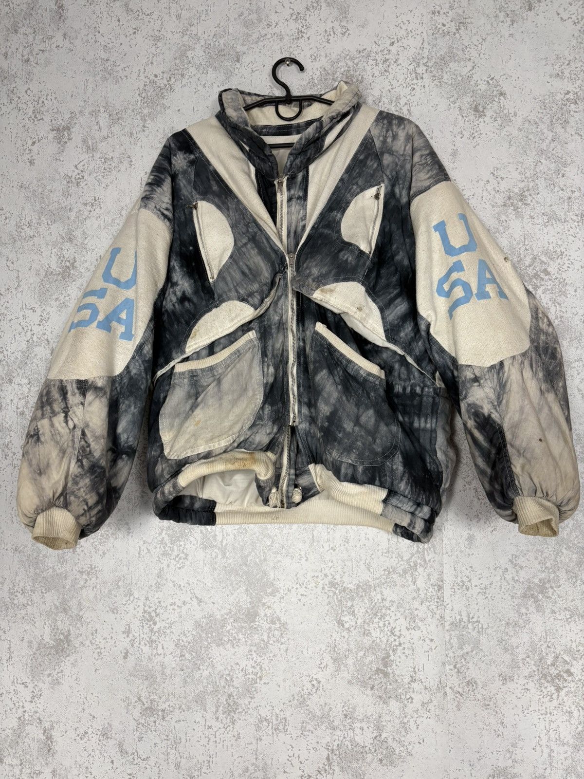 NBA Vintage Los Angeles Lakers NBA Jacket USA Tie Dye Thrashed Size US XL / EU 56 / 4 - 2 Thumbnail