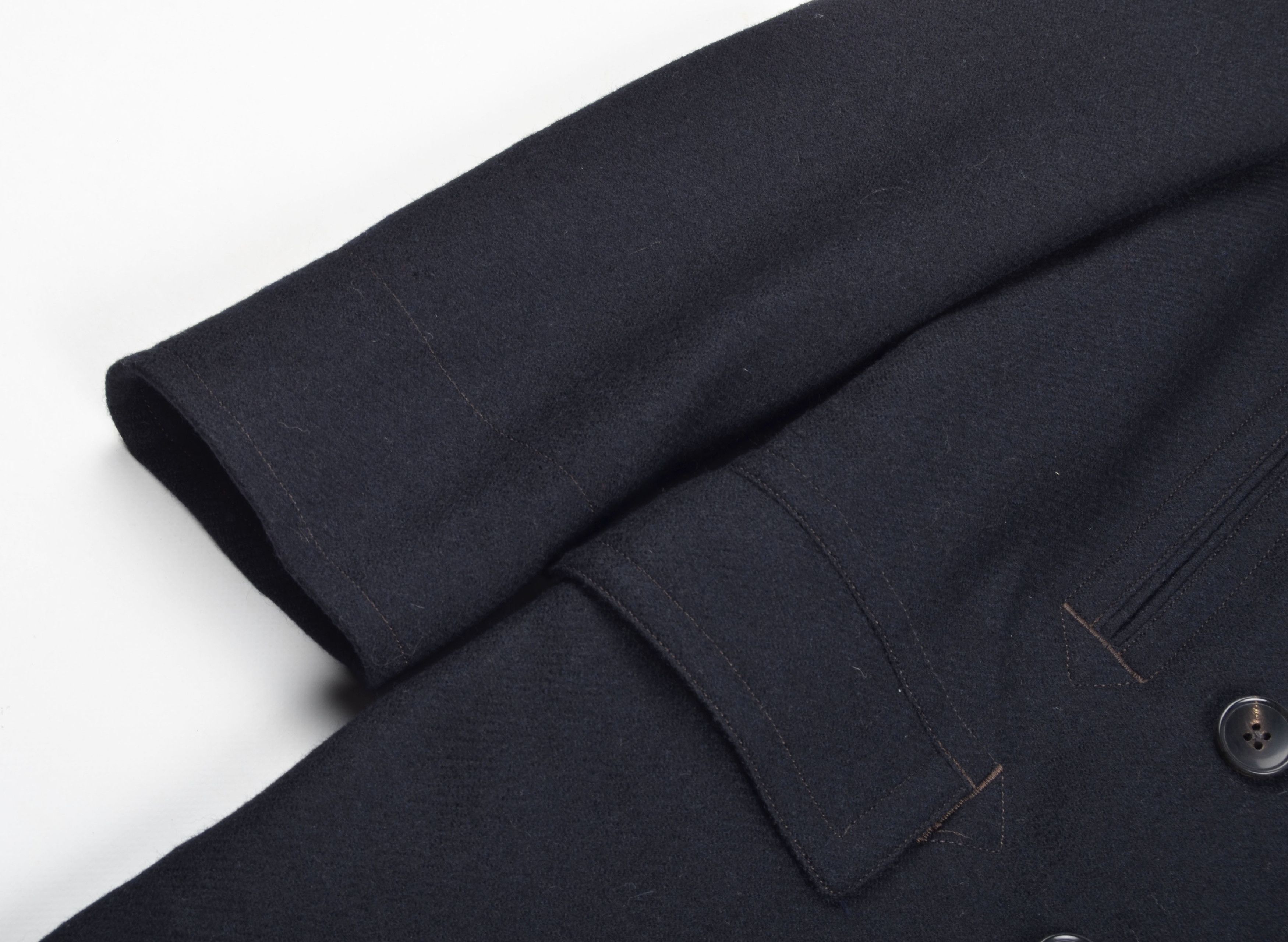 Ring Jacket Ring Jacket Navy Double Breasted Wool Pea Coat Size US S / EU 44-46 / 1 - 4 Thumbnail