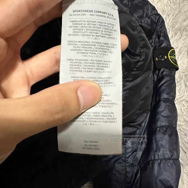 Stone Island Stone Island Down Jacket Coat Dark Blue S Size Size US S / EU 44-46 / 1 - 7 Thumbnail