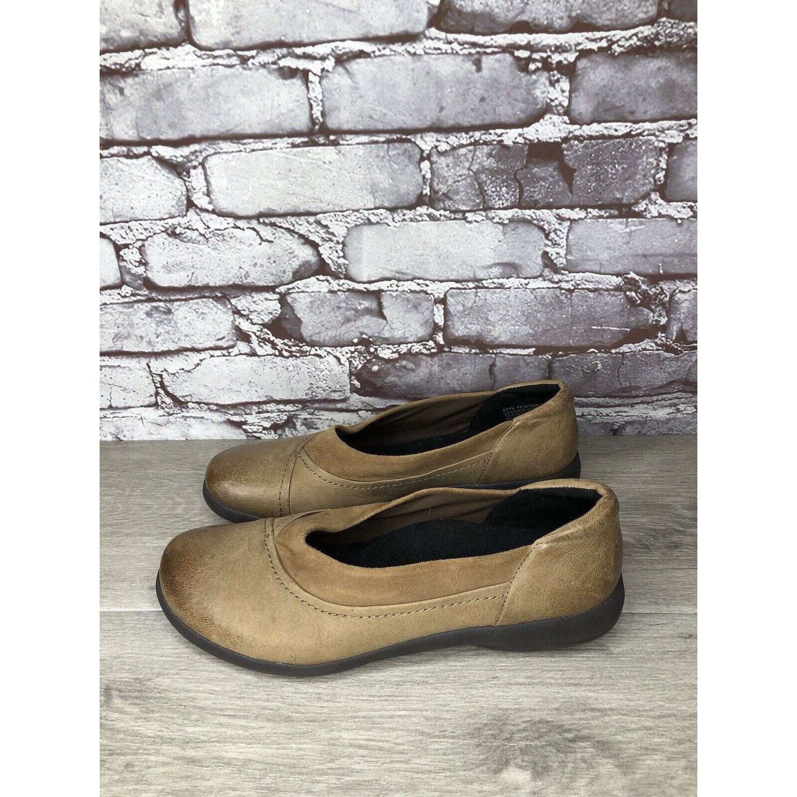 Other Abeo Pro Etta Pew1054 Walnut Brown Leather Casual Shoes Wome Size US 10 / IT 40 - 11 Thumbnail