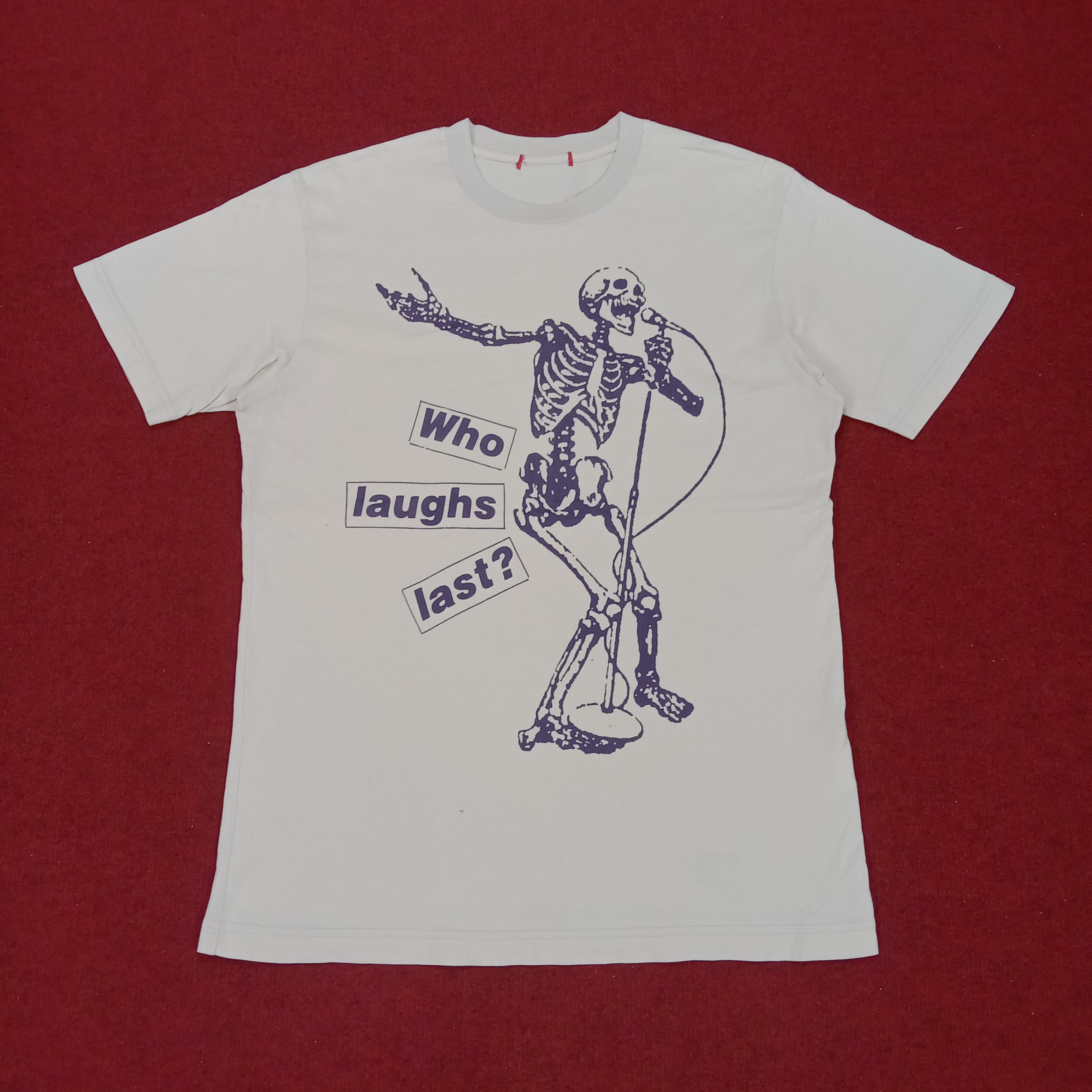 Barbara Kruger × Japanese Brand × Vintage Barbara Kruger Skull Design Music Style Tshirt Size US M / EU 48-50 / 2 - 1 Thumbnail
