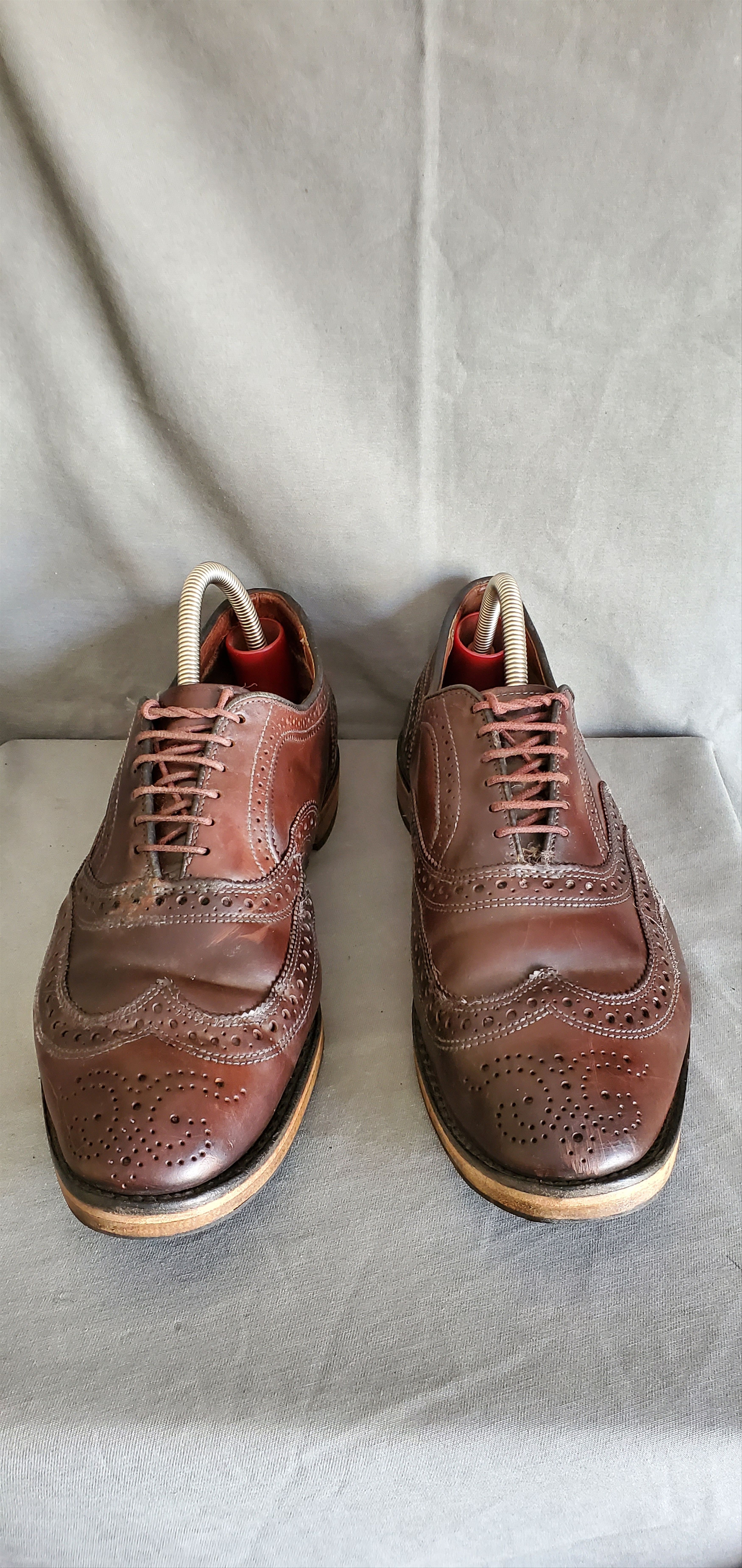 Allen Edmonds Allen Edmonds Cordovan Brogue Shoes Size US 9 / EU 42 - 2 Thumbnail
