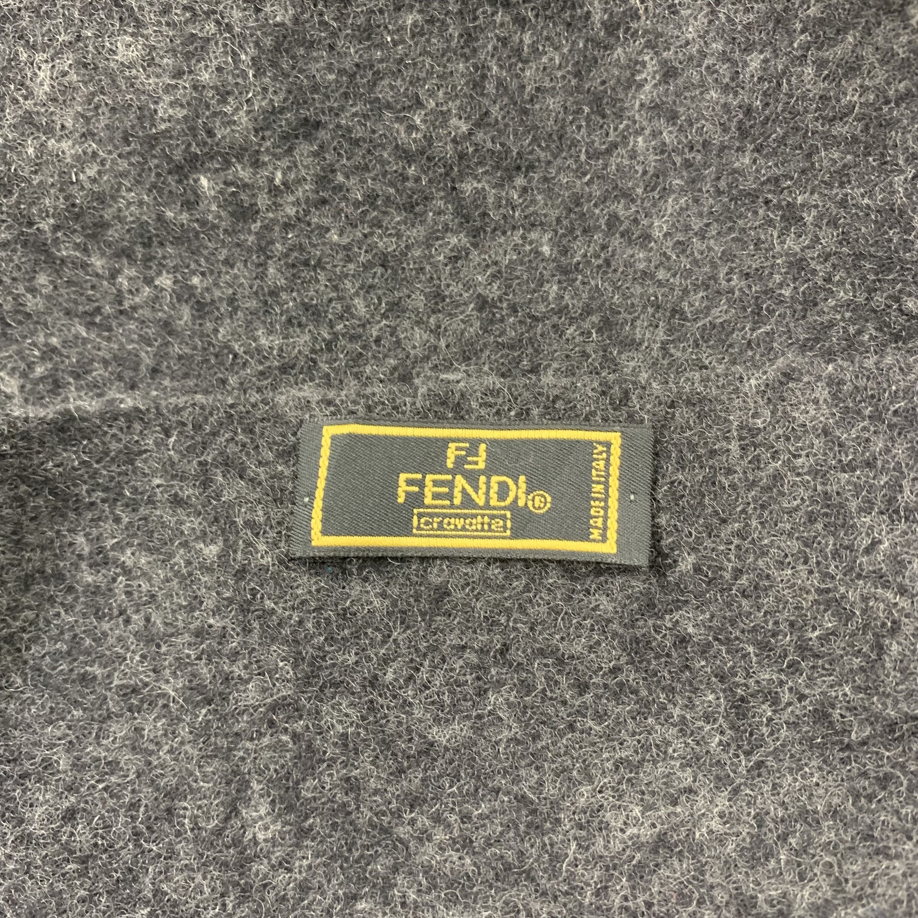 Fendi Fendi Scarf Wool Muffler Neck Wrap BL9300 Size ONE SIZE - 8 Thumbnail