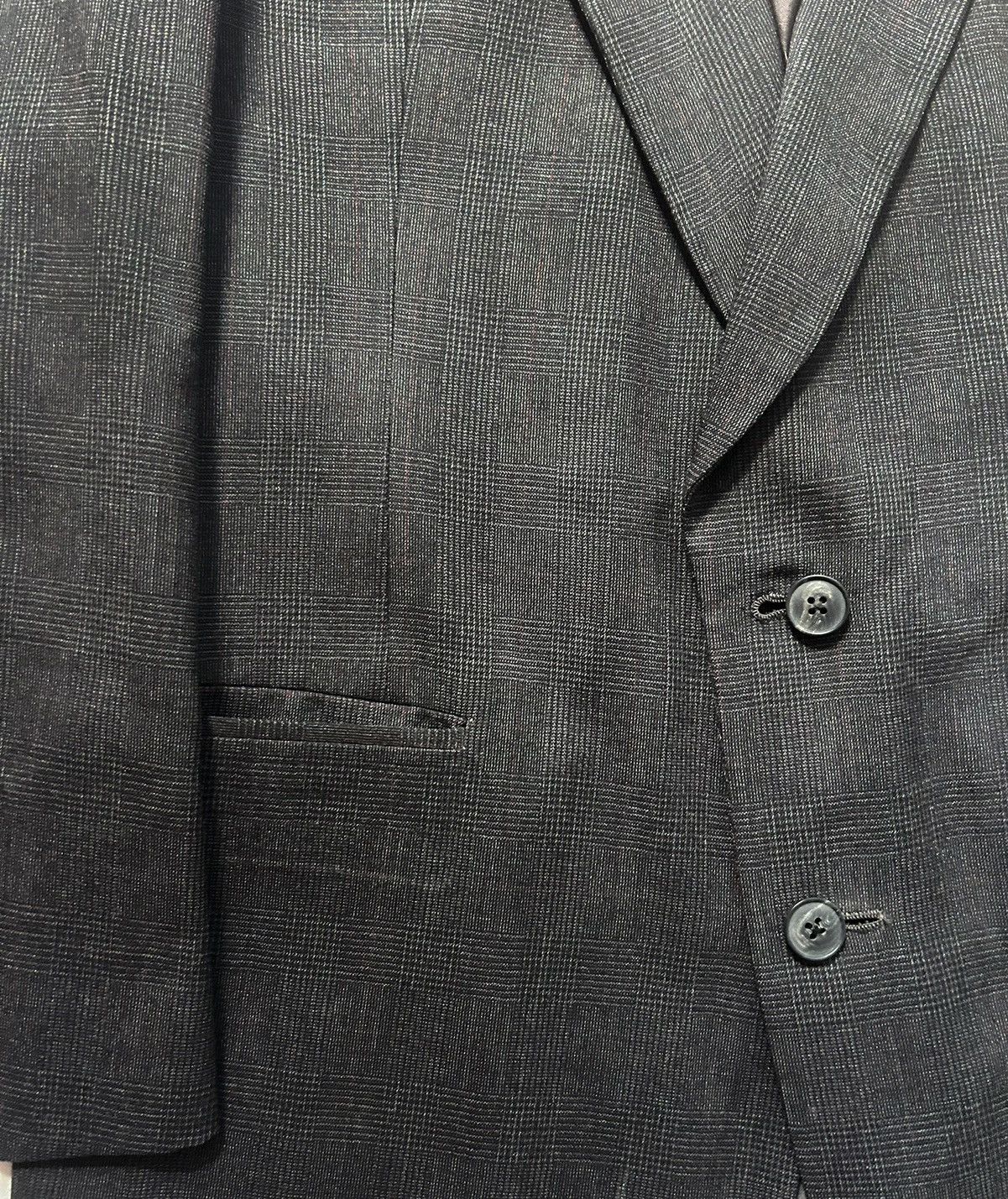 Dior Vintage Dior Checkered Striped Blazer Size 44L - 3 Thumbnail