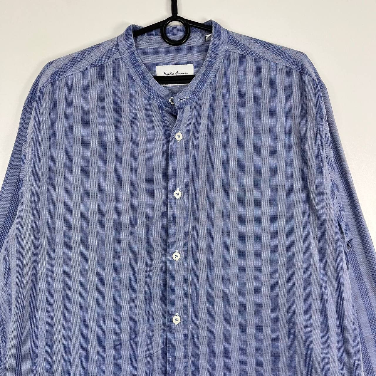 Other Papilio Garamas Striped Linen Shirt Long Sleeve Size XL Size US XL / EU 56 / 4 - 2 Thumbnail