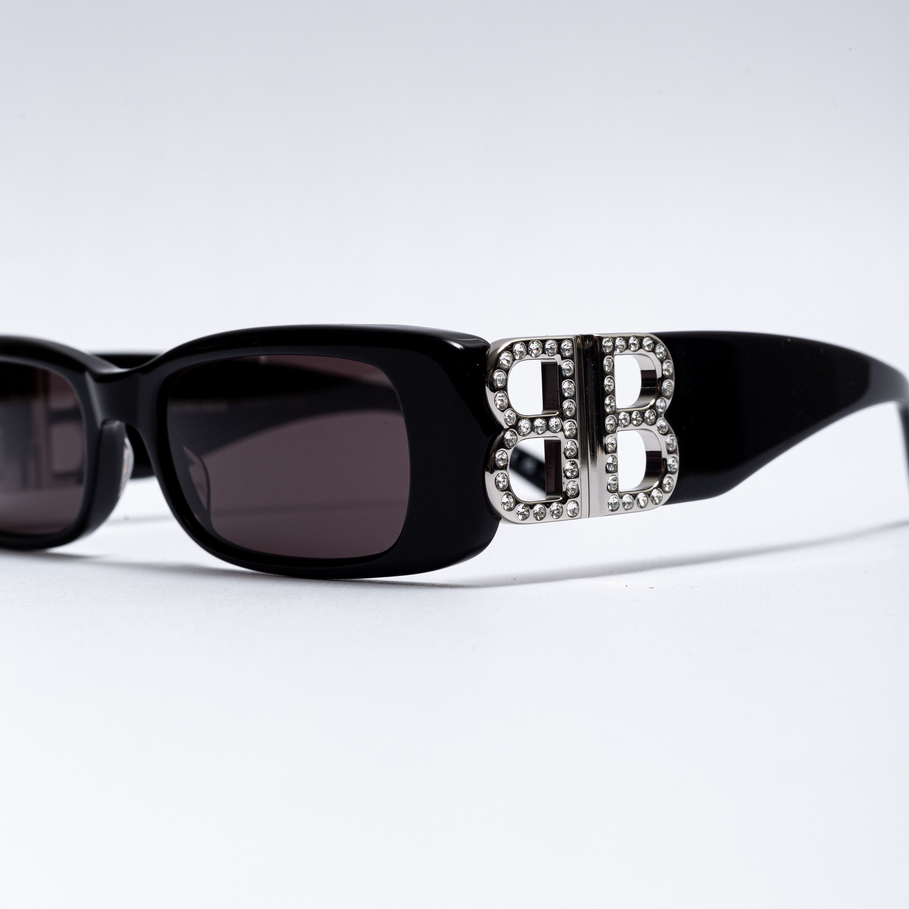 Balenciaga BALENCIAGA BB0096S 017 Sunglasses BLACK/SILVER Size ONE SIZE - 4 Thumbnail