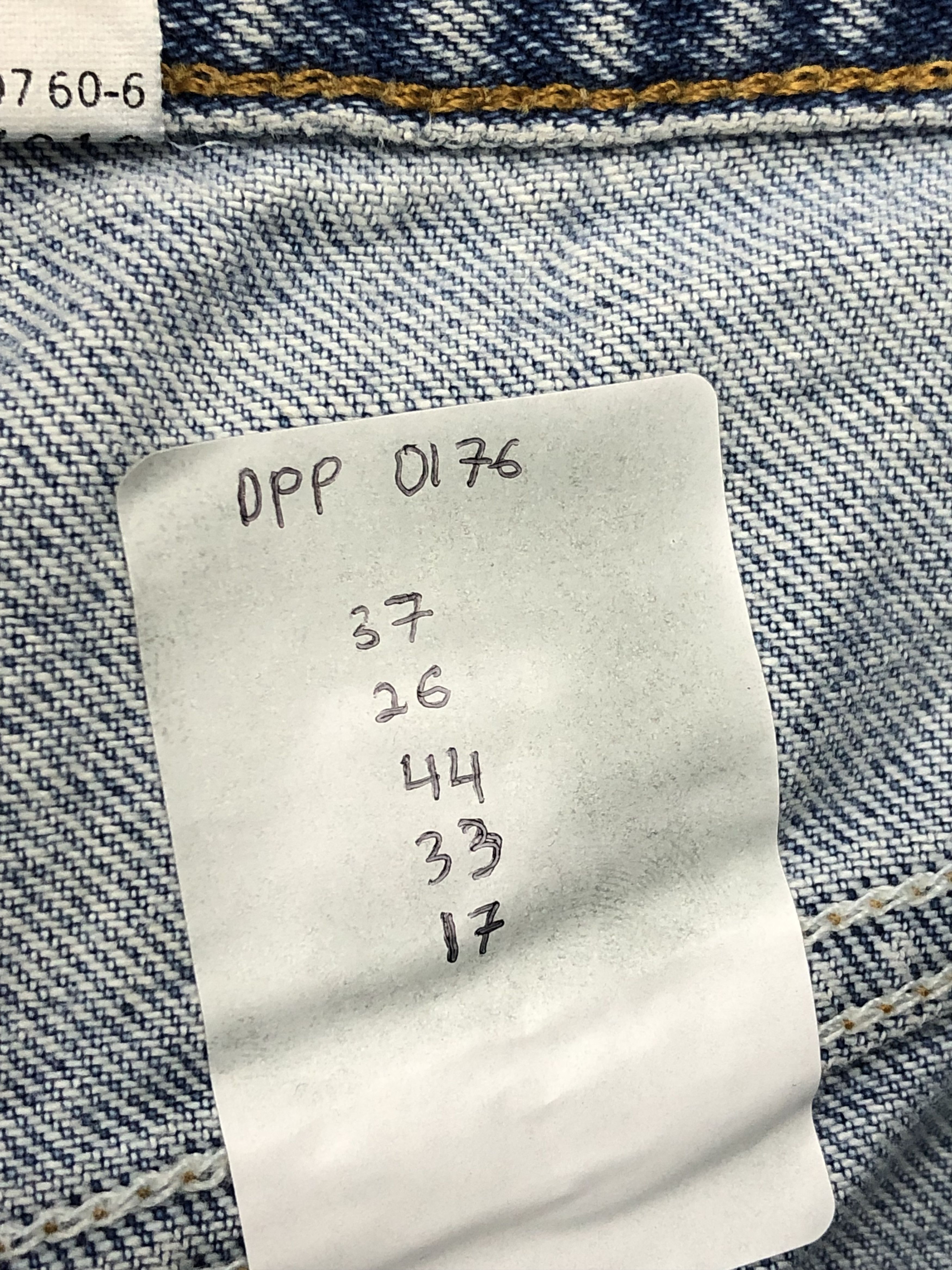 Levi's Vintage Levis 90s Faded Blue Jeans DPP0176 Size US 37 - 13 Thumbnail