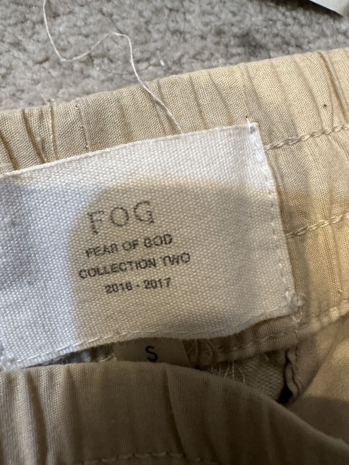 Fear of God Season 2 FOG Joggers Metal Zippers Size US 30 / EU 46 - 3 Thumbnail