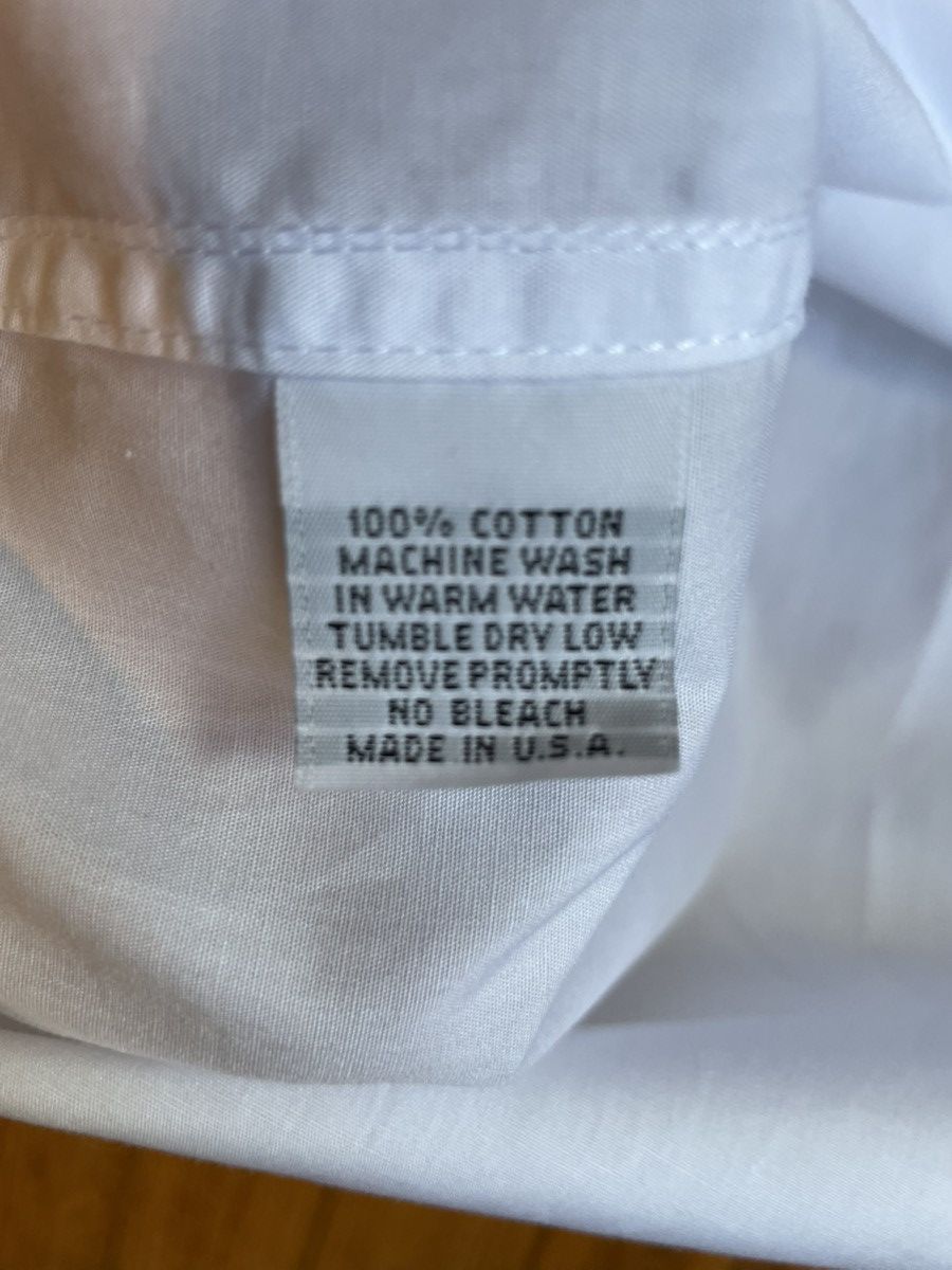 CARSON WACH Carson Wach Boxy Cropped Fit White S1 Work Shirt Size US M / EU 48-50 / 2 - 4 Thumbnail