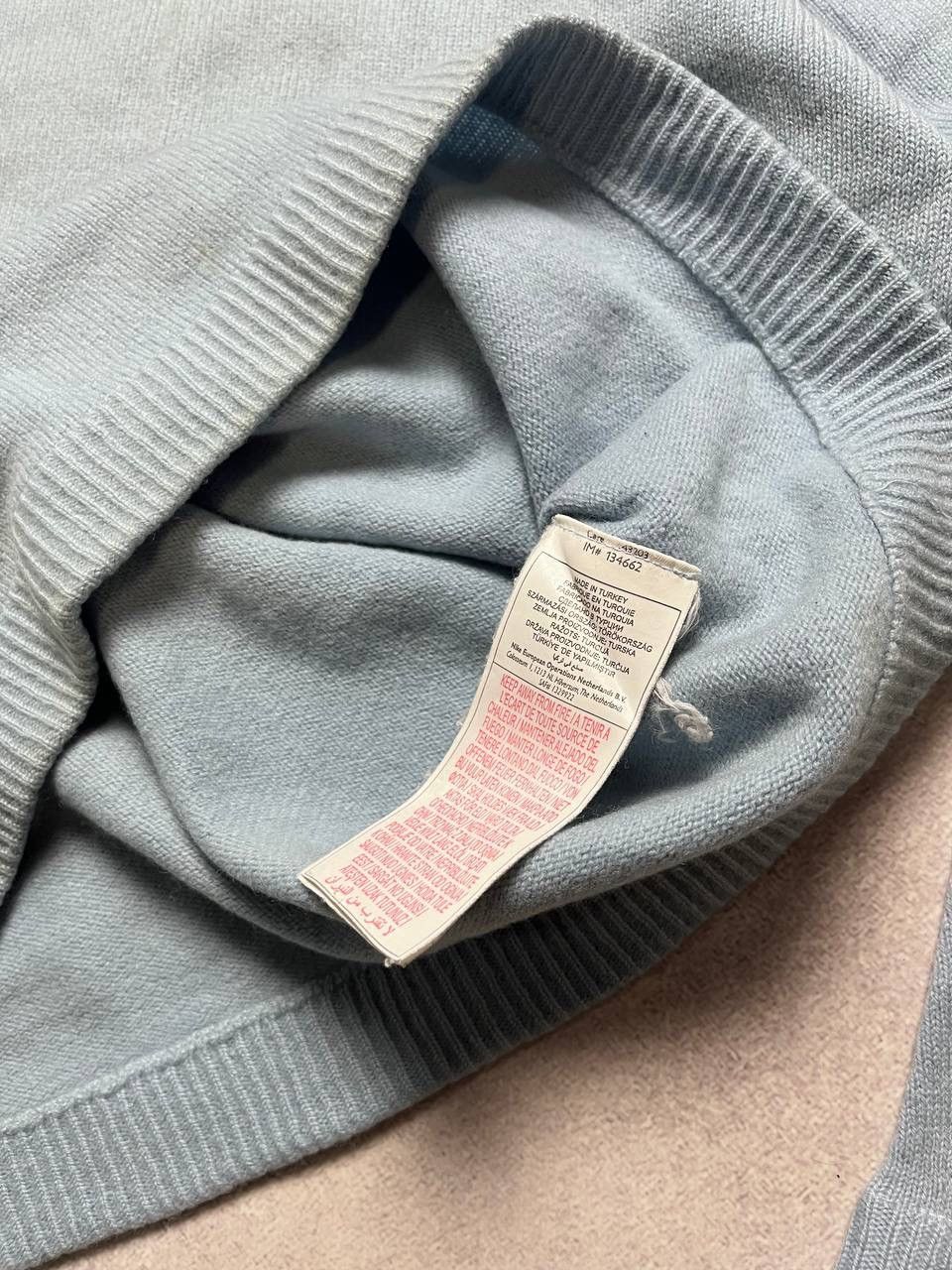 Nike × Vintage Vintage Nike Swoosh Wool Sweater M Y2K Size US M / EU 48-50 / 2 - 4 Thumbnail