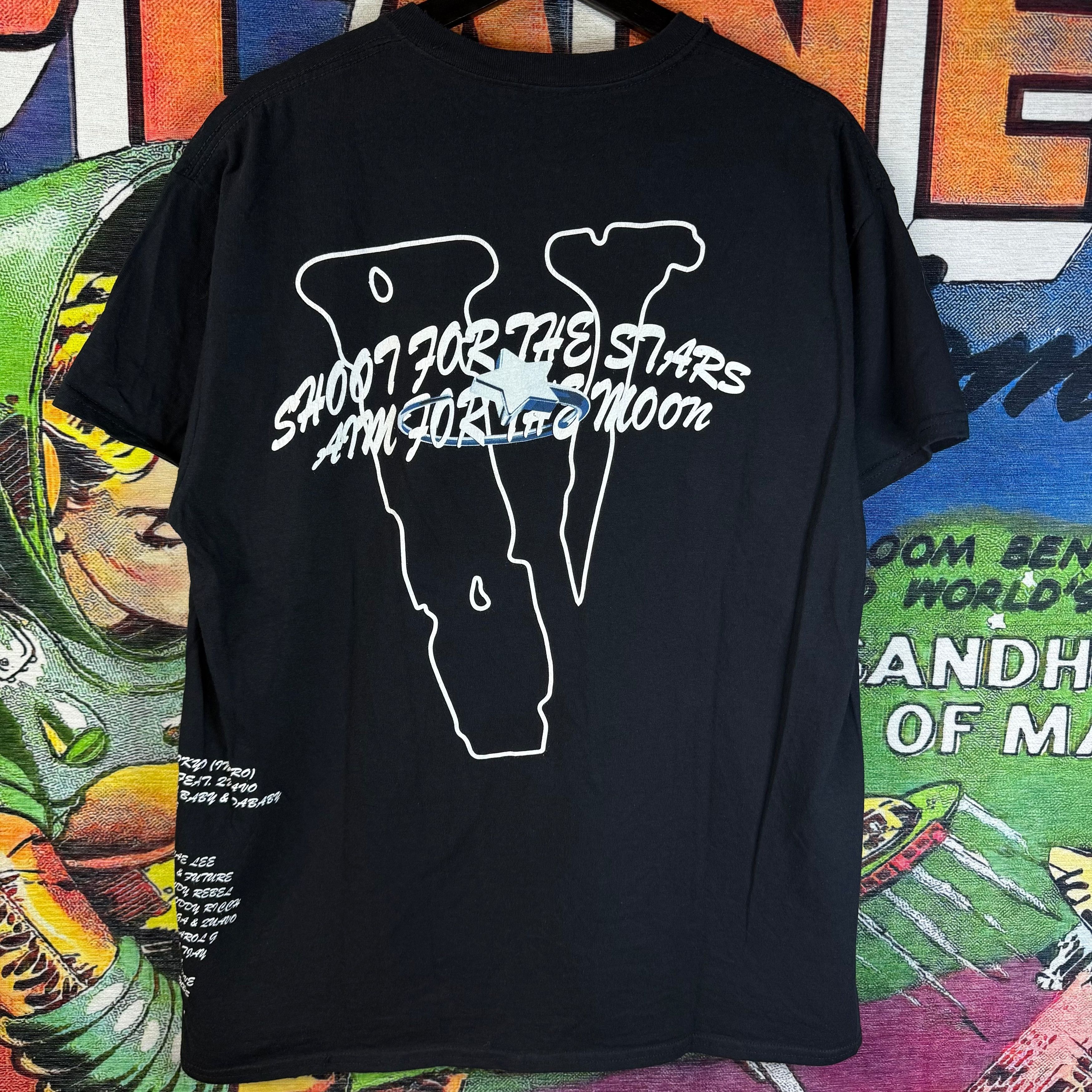 Vlone Vlone/Pop Smoke Tracklist Tee Size Large Size US L / EU 52-54 / 3 - 2 Thumbnail