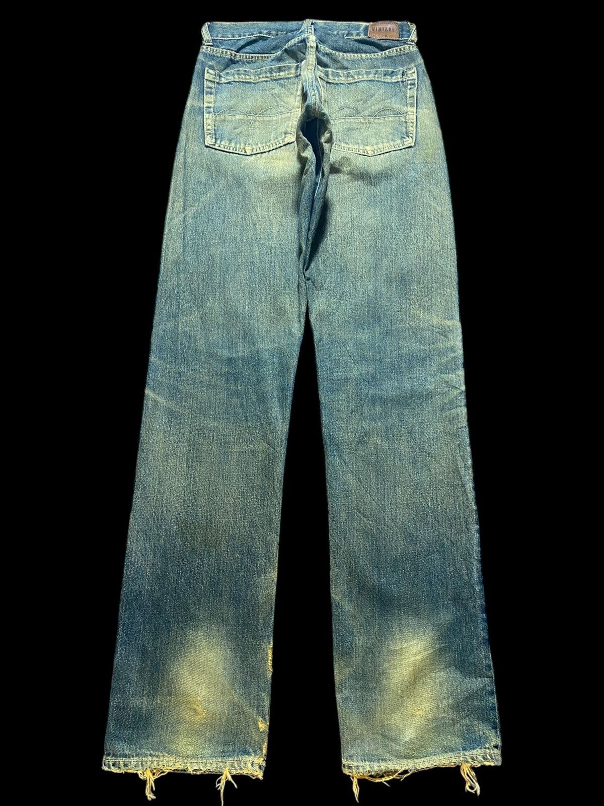 Vintage Vintage Japanese Brand Large Selvedge Rusty Skinny Jeans Size US 27 - 2 Thumbnail