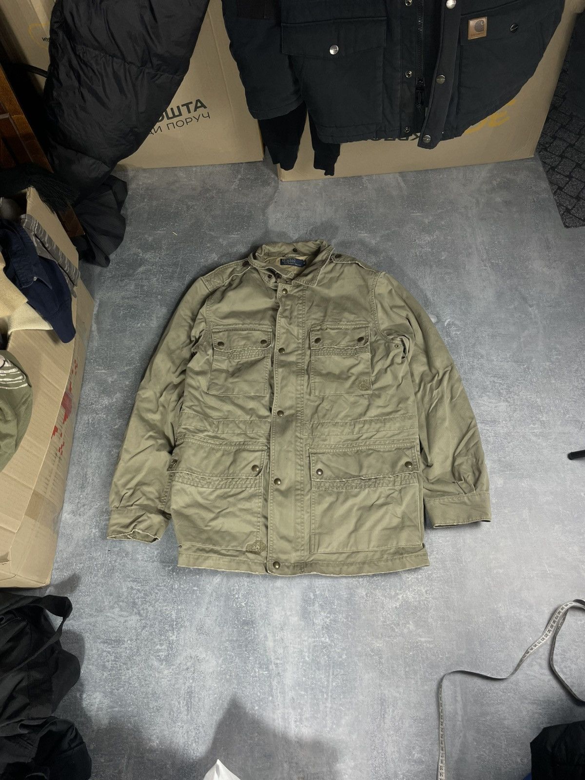 Polo Ralph Lauren Vintage military Polo Ralph Lauren cotton parka jacket Size US M / EU 48-50 / 2 - 3 Thumbnail