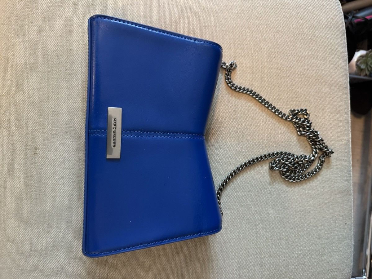 Marc Jacobs Marc Jacobs Leather Shoulder Bag In Blue with Dust Bag Size ONE SIZE - 3 Thumbnail