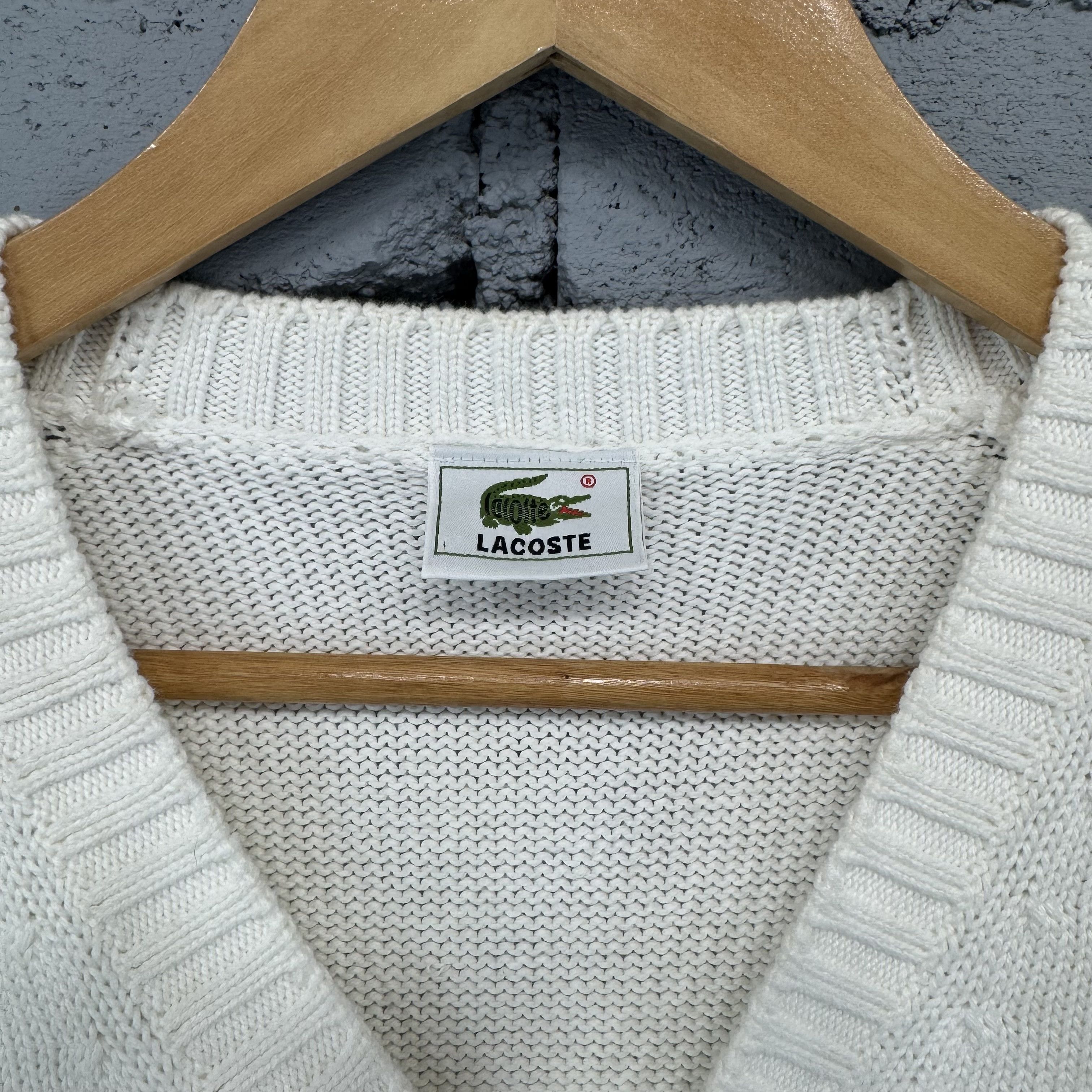 Lacoste Vintage Lacoste Knit Vest Sleeve Less Streetwear Size US L / EU 52-54 / 3 - 4 Thumbnail