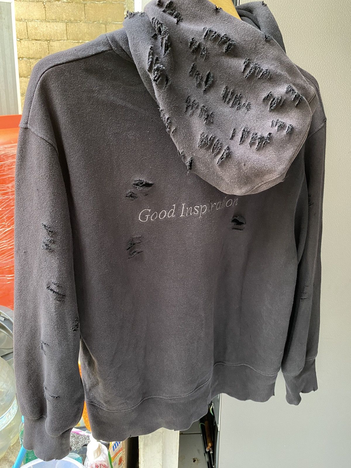 Maison MIHARA YASUHIRO × Vintage Miharayasuhiro Good Inspiration distressed hoodie Size US S / EU 44-46 / 1 - 6 Thumbnail