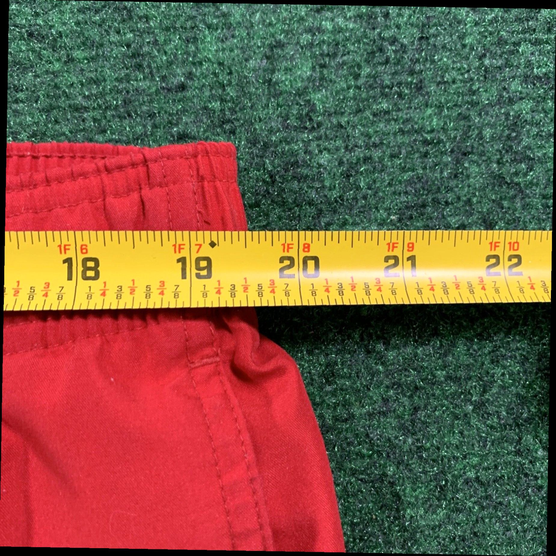 Nike Nike Mens Pull On Swim Shorts Trunks Athletic Medium Black Red Trim Size US 33 - 3 Thumbnail