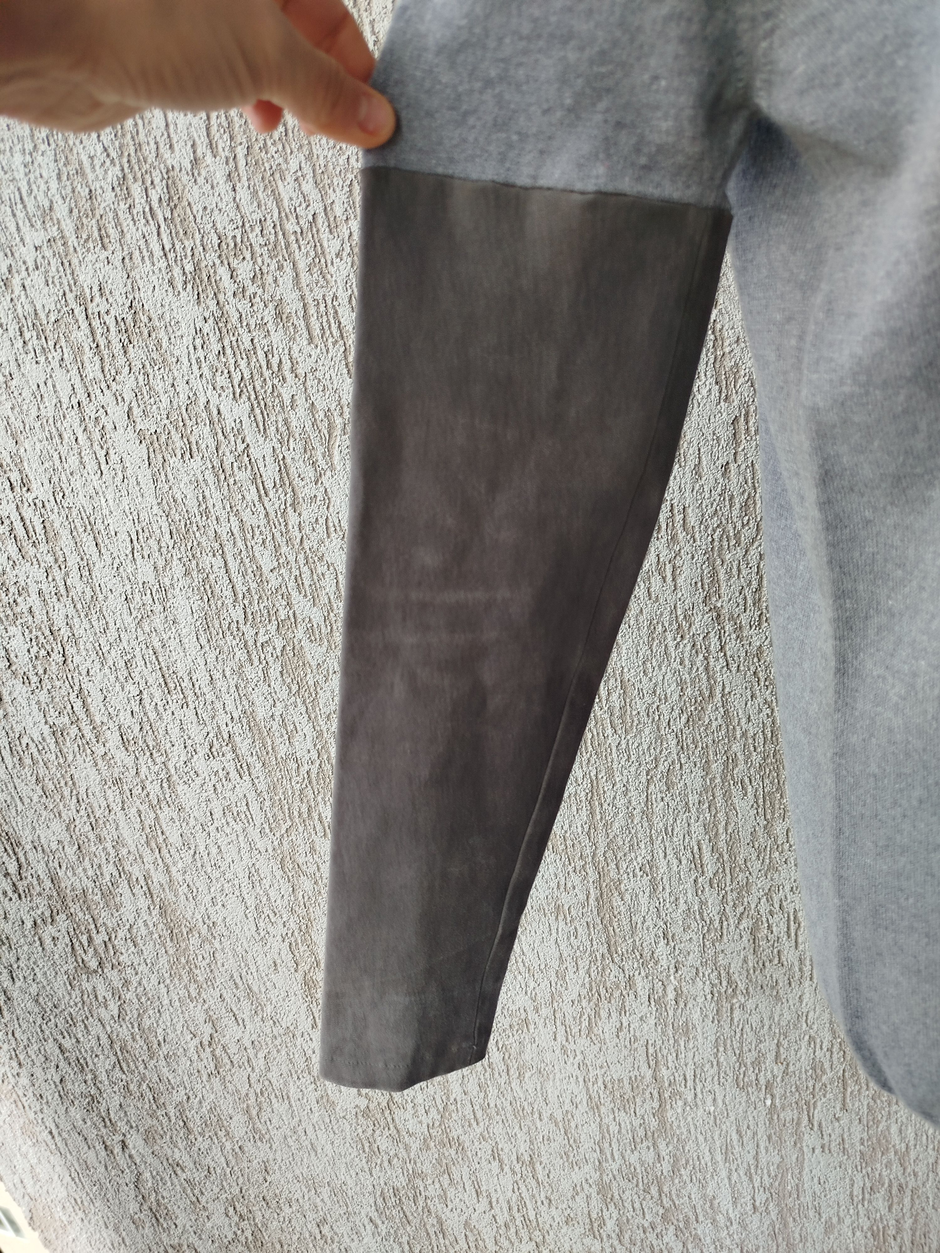 Brunello Cucinelli Pullover Sweater Cashmere Leather Sleeves Size L-XL Size L / US 10 / IT 46 - 9 Thumbnail